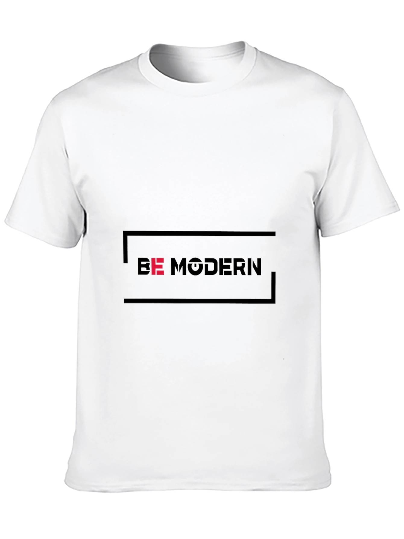 Black Be Modern Black Graphic Tee for Men view 10