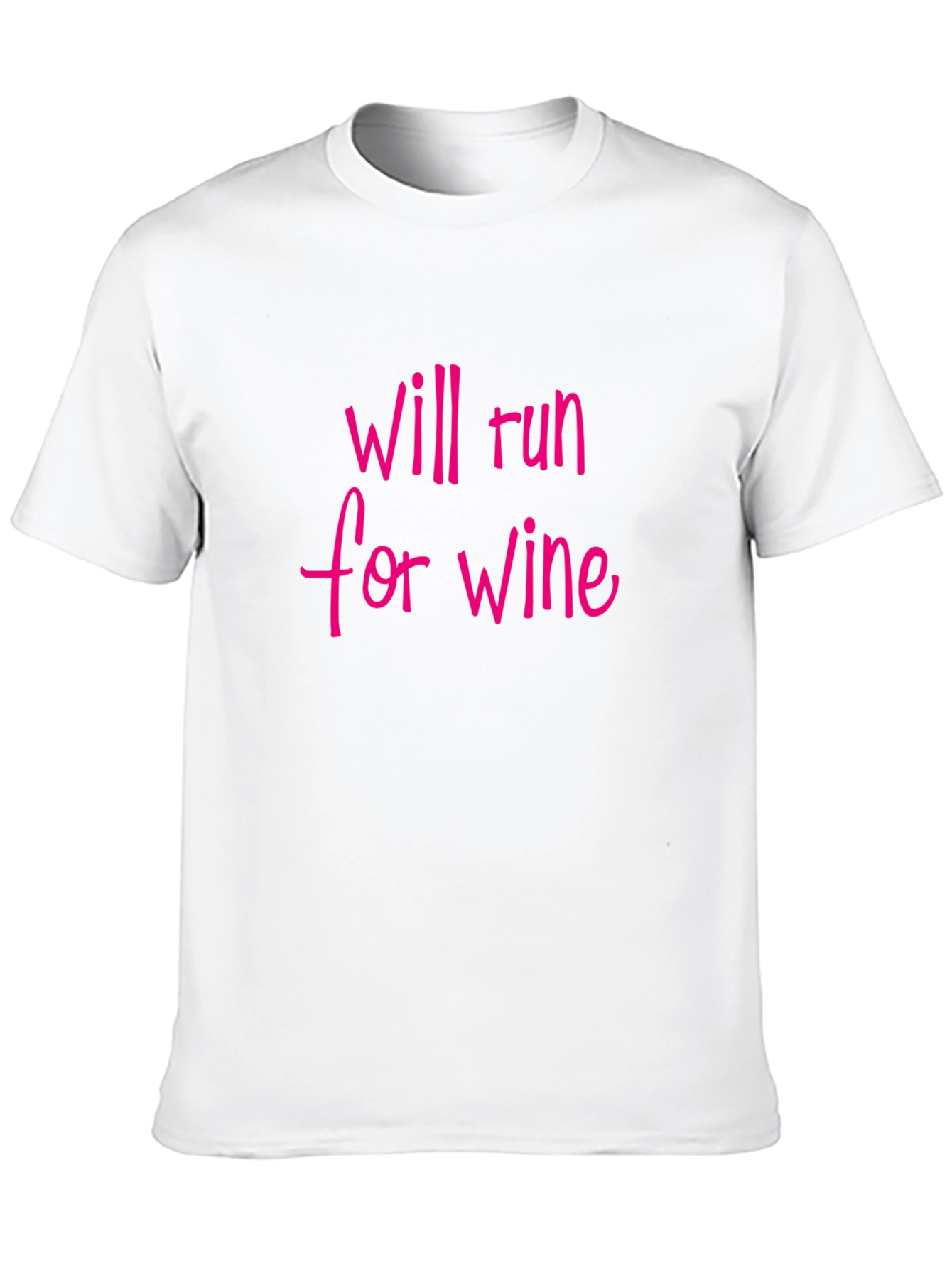 Black Will Run for Wine T-Shirt - Black, Funny Graphic Tee view 10