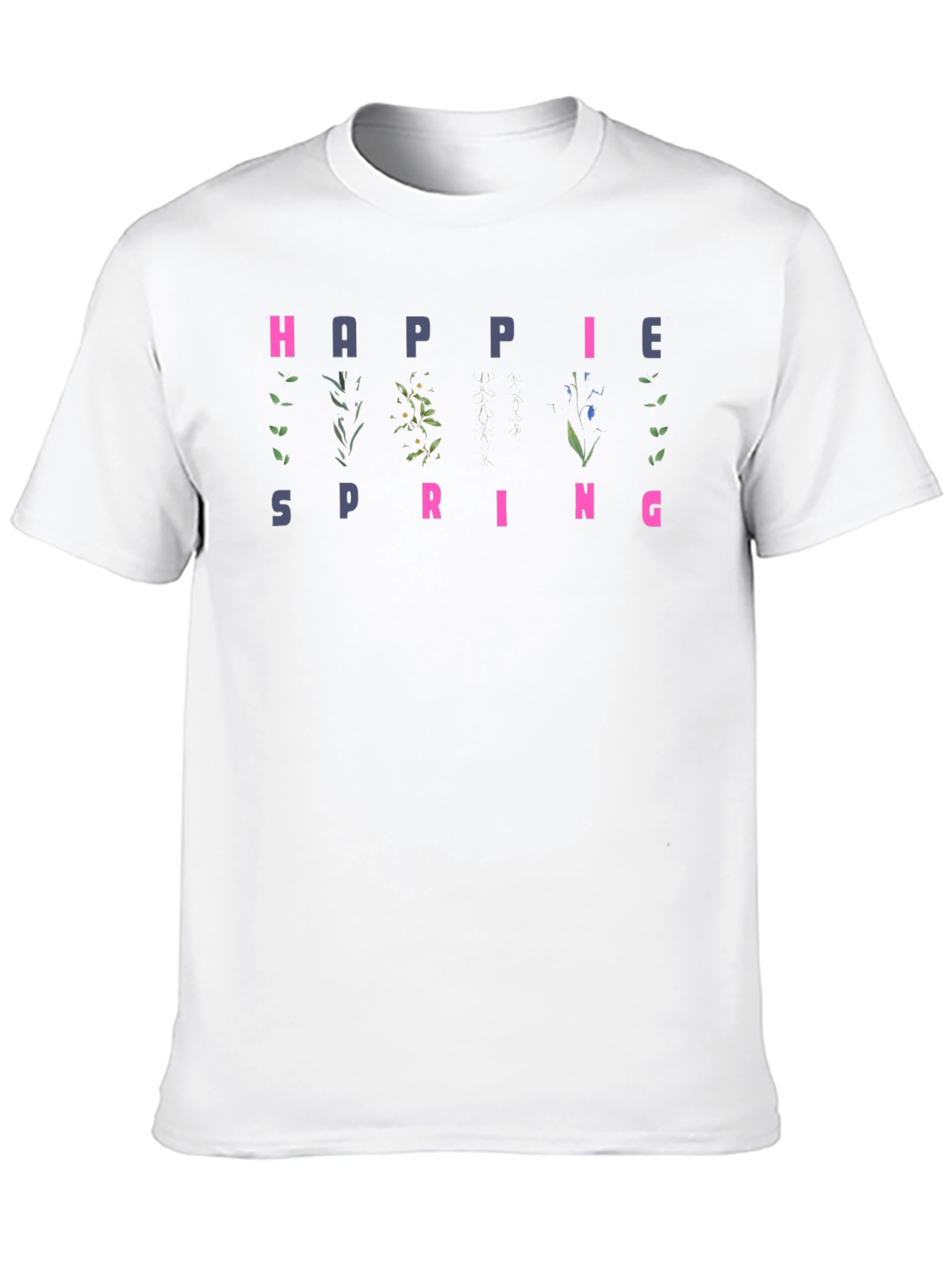 Black Hippie Spring Graphic T-Shirt view 10