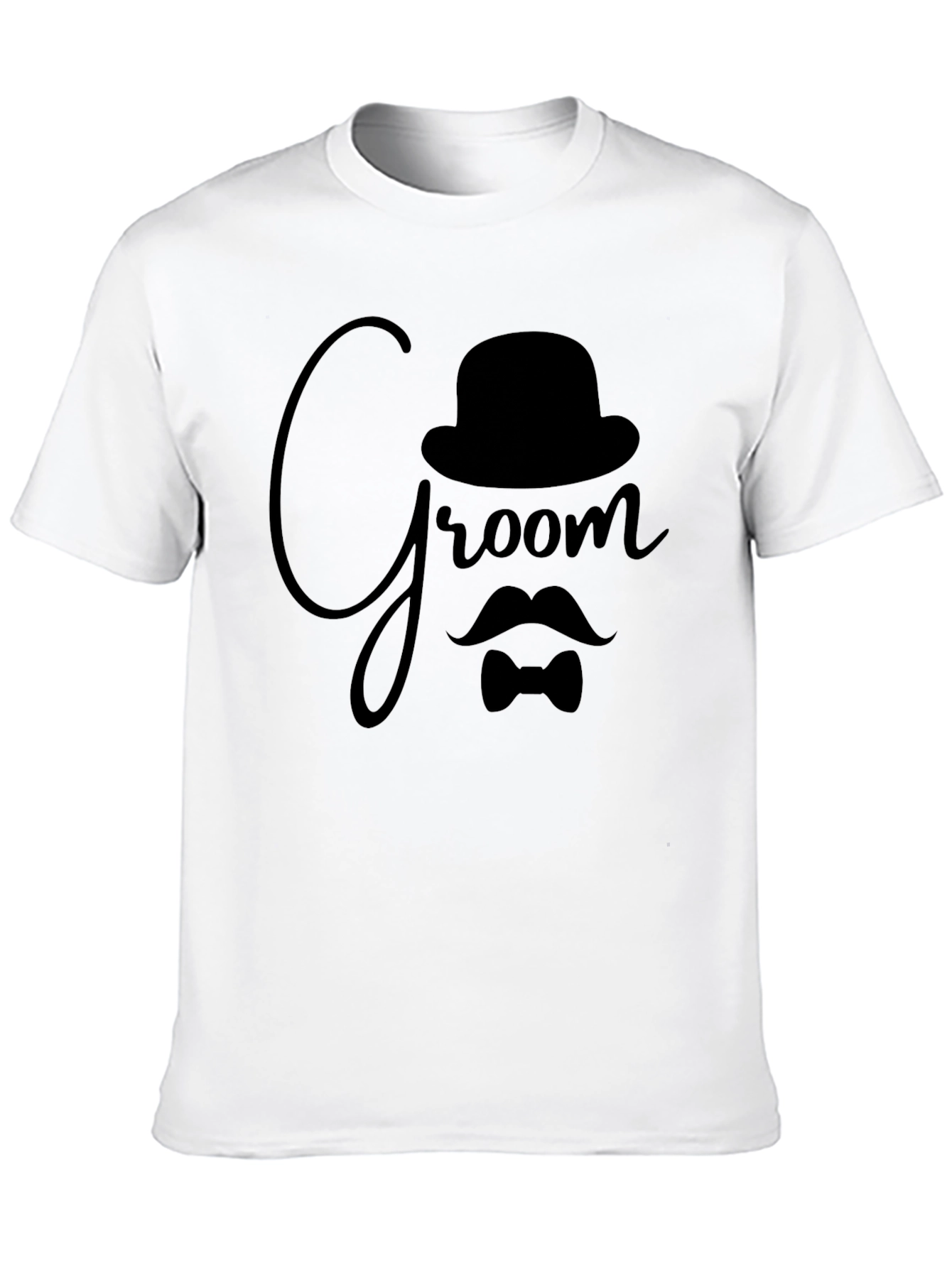 Black Groom T-Shirt - Wedding Party Tee view 10