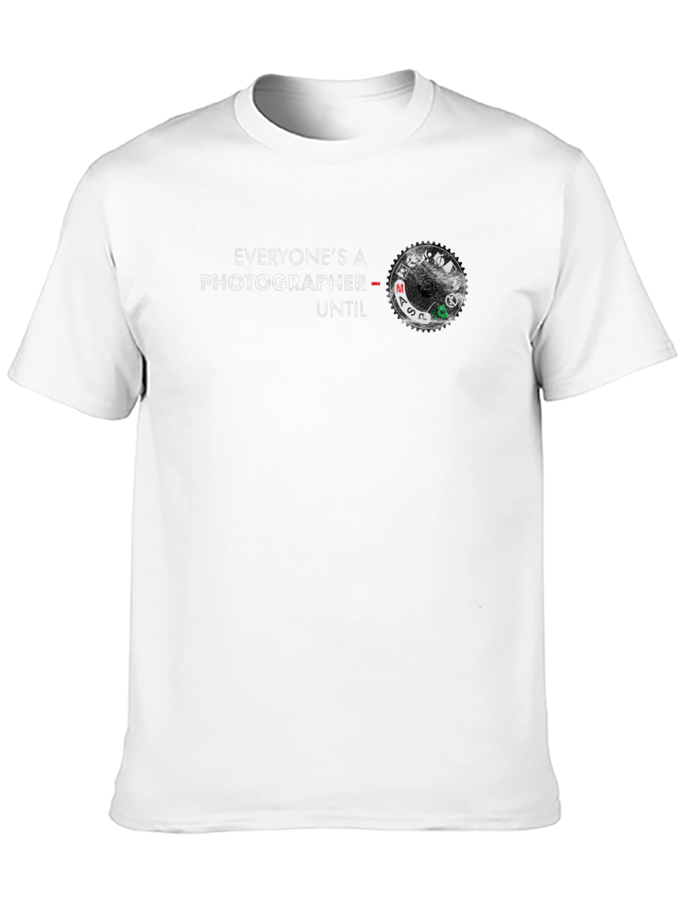 Black Photographer Mode T-Shirt - Funny Camera Shirt for Photography Lovers view 10
