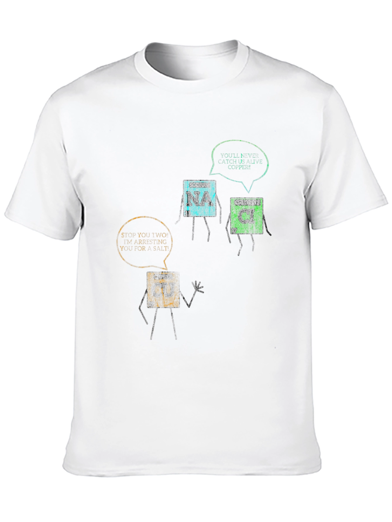 Black Funny Chemistry T-Shirt: Periodic Table Pun view 10