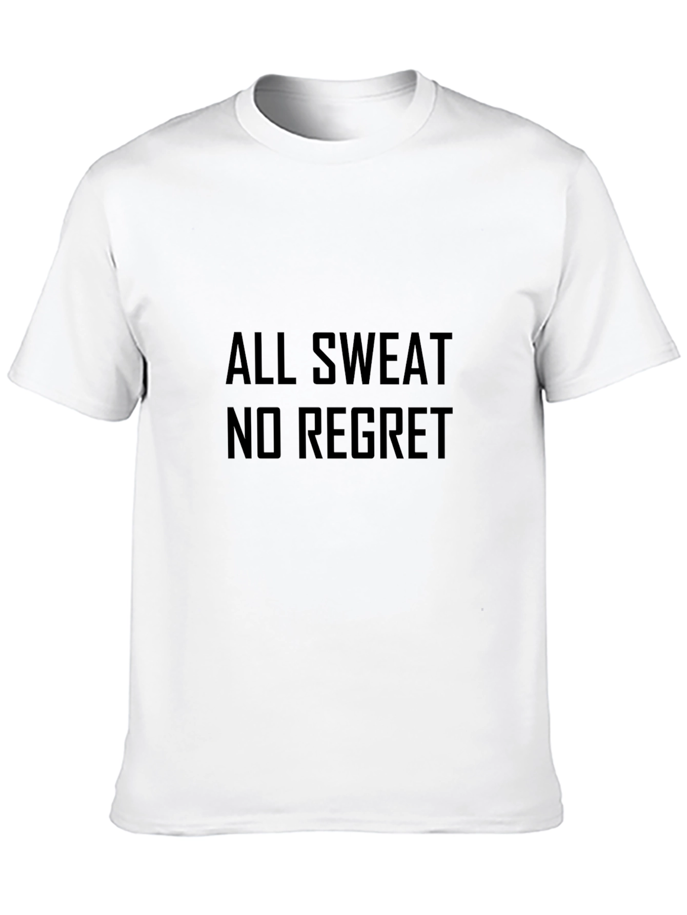 Black All Sweat No Regret Black T-Shirt view 10