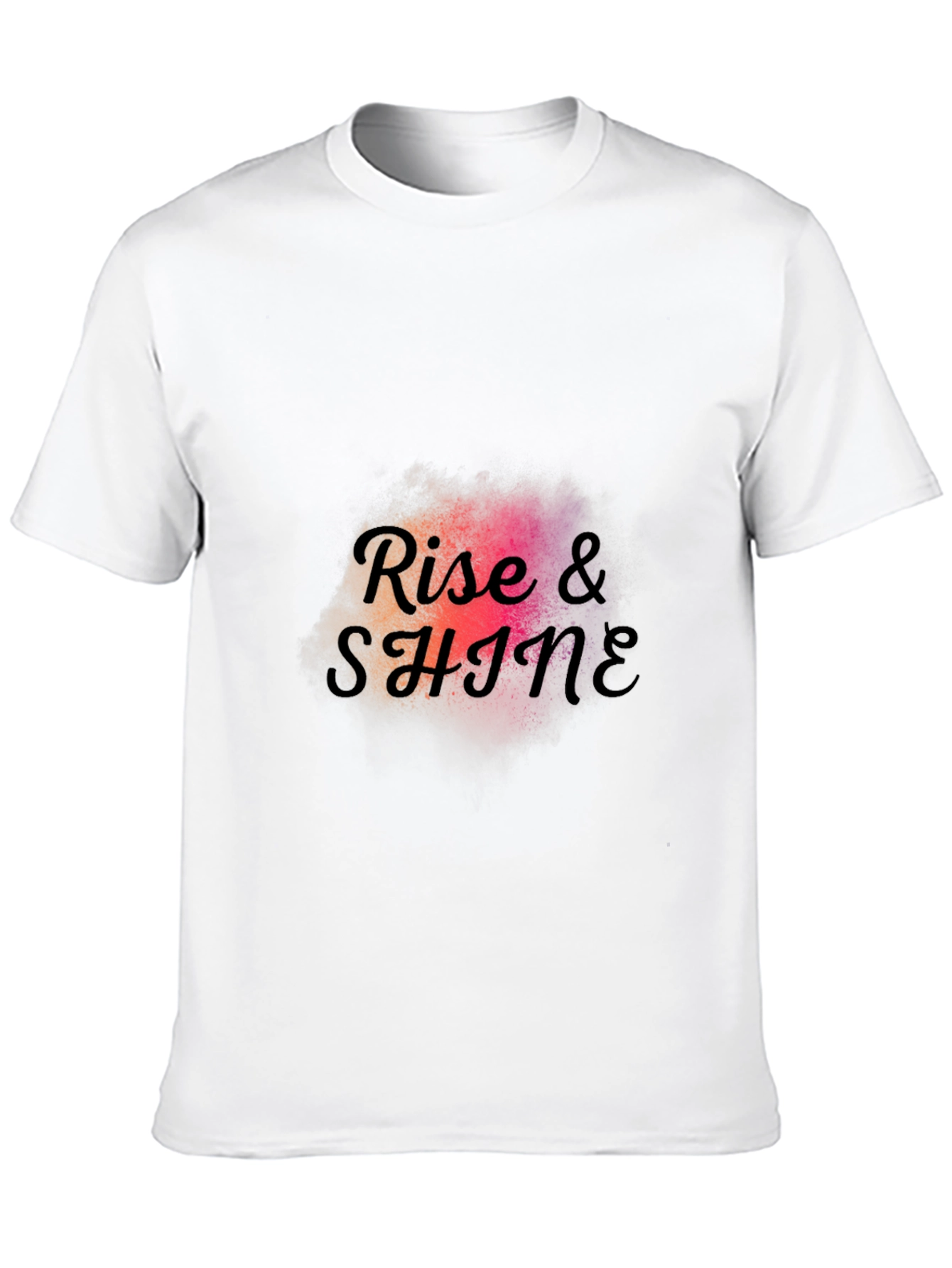 Black Rise & Shine Graphic Tee - Stylish Casual Wear view 10
