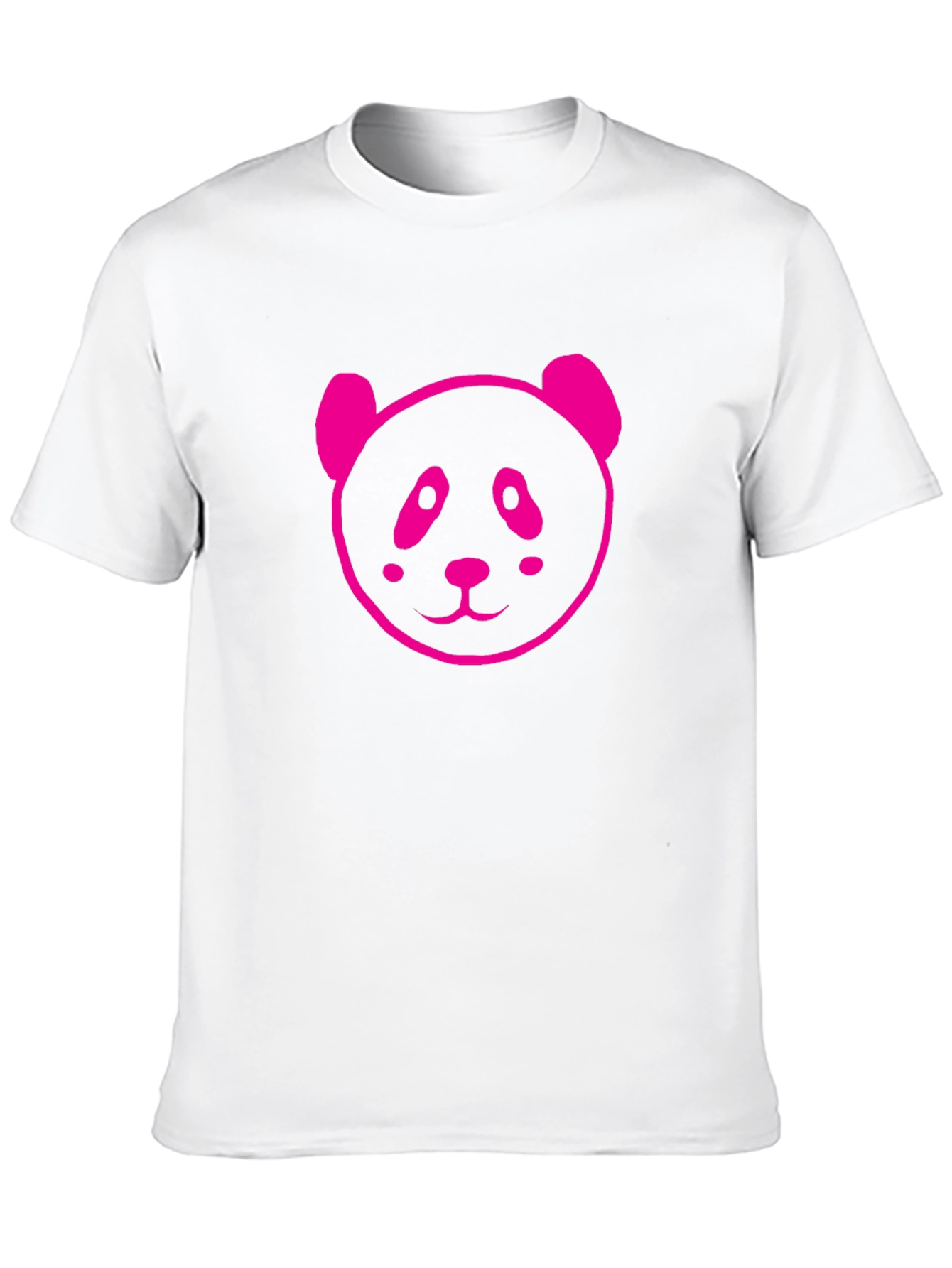 Black Panda Graphic Tee - Black Cotton Blend Shirt view 10