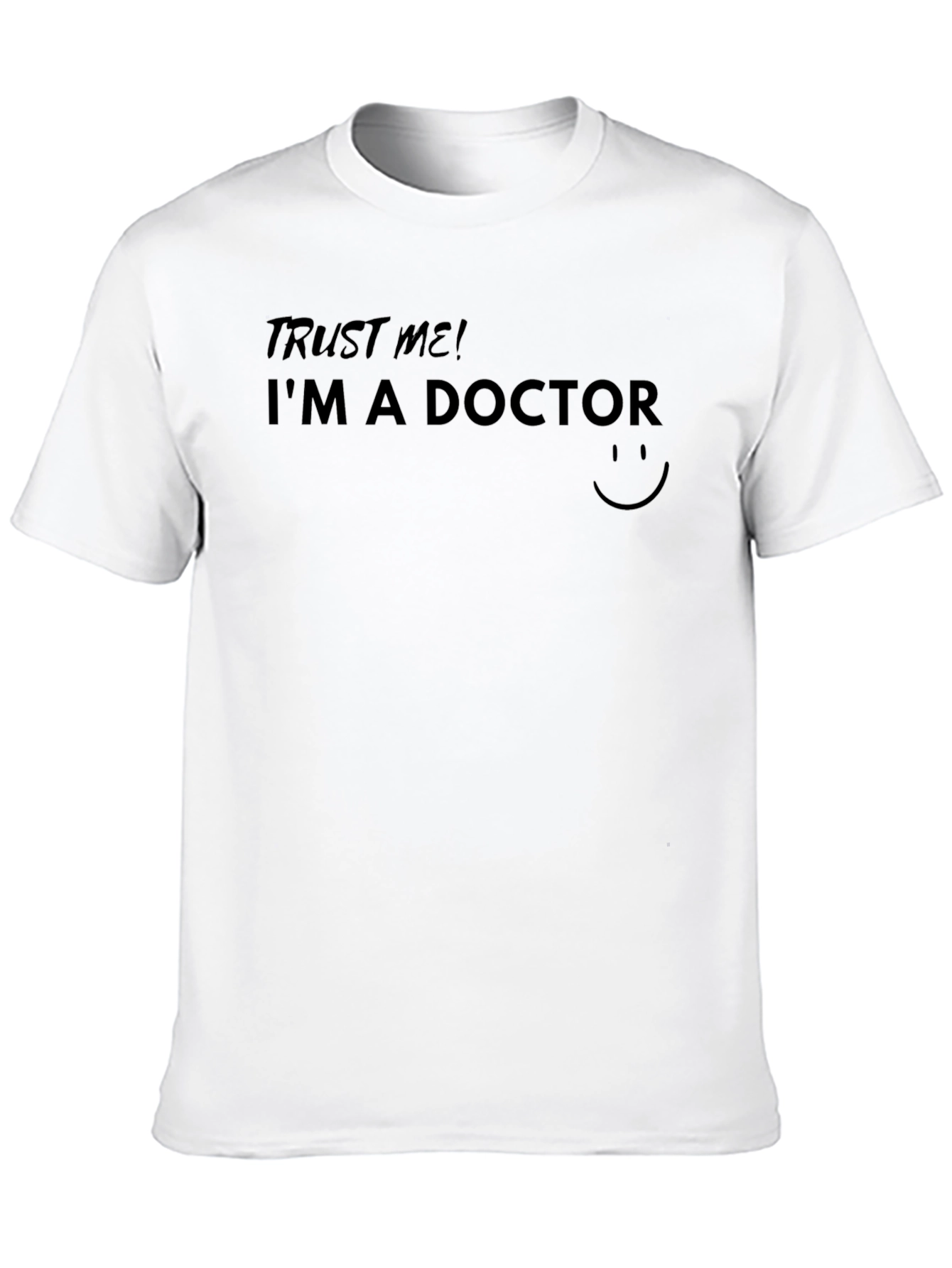 Black Trust Me, I'm A Doctor - Novelty T-Shirt view 10