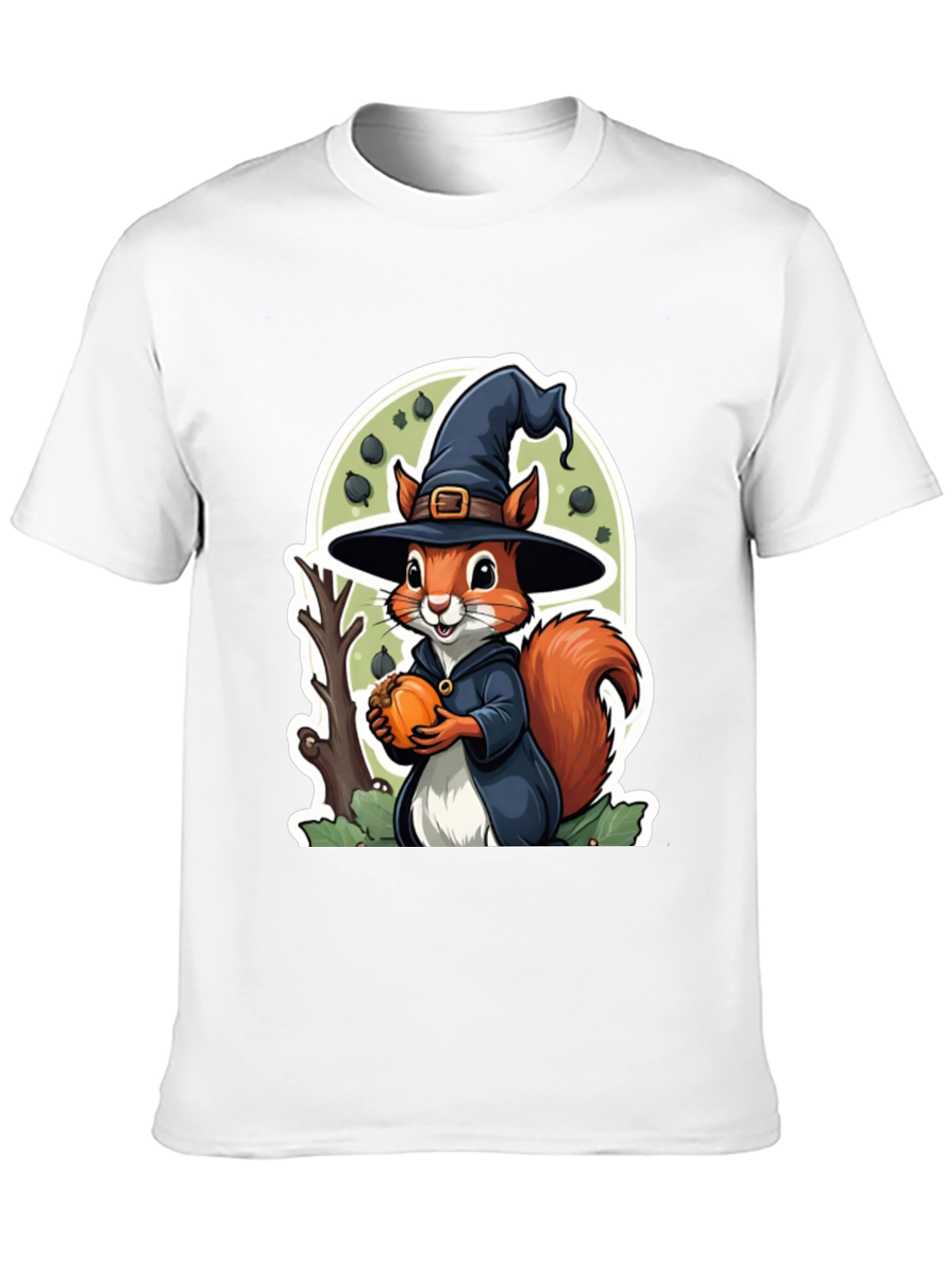 Black Halloween Squirrel Graphic Tee view 10