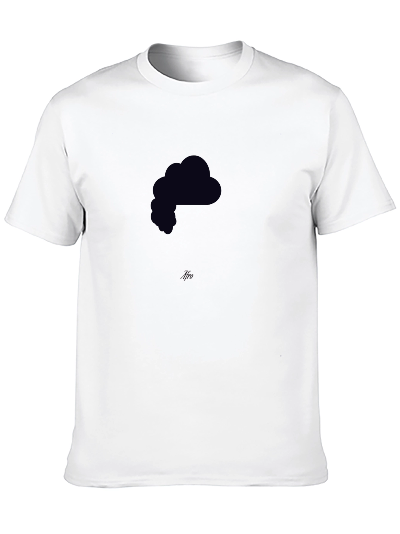 Black Black Graphic Tee - Minimalist Design view 10