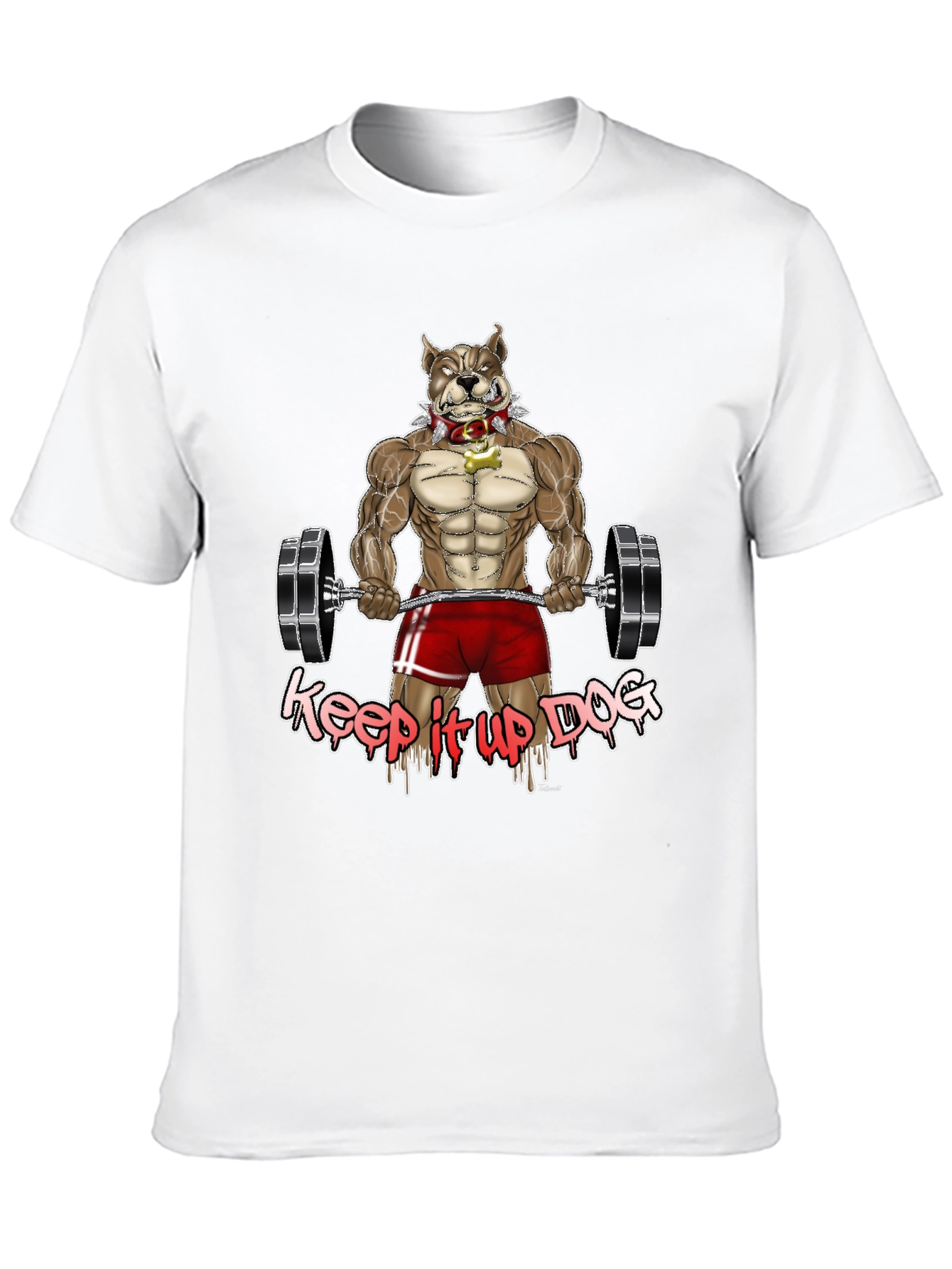 Black Keep It Up Dog Graphic T-Shirt view 10