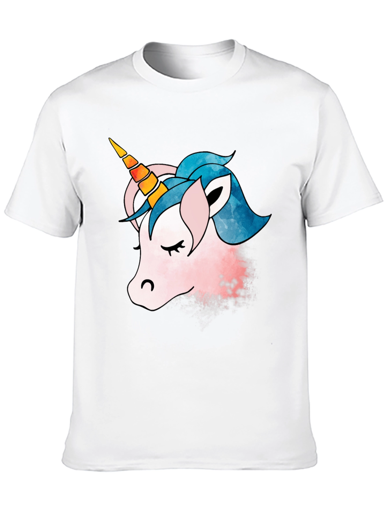 Black Unicorn Graphic T-Shirt - Black Cotton Tee view 10