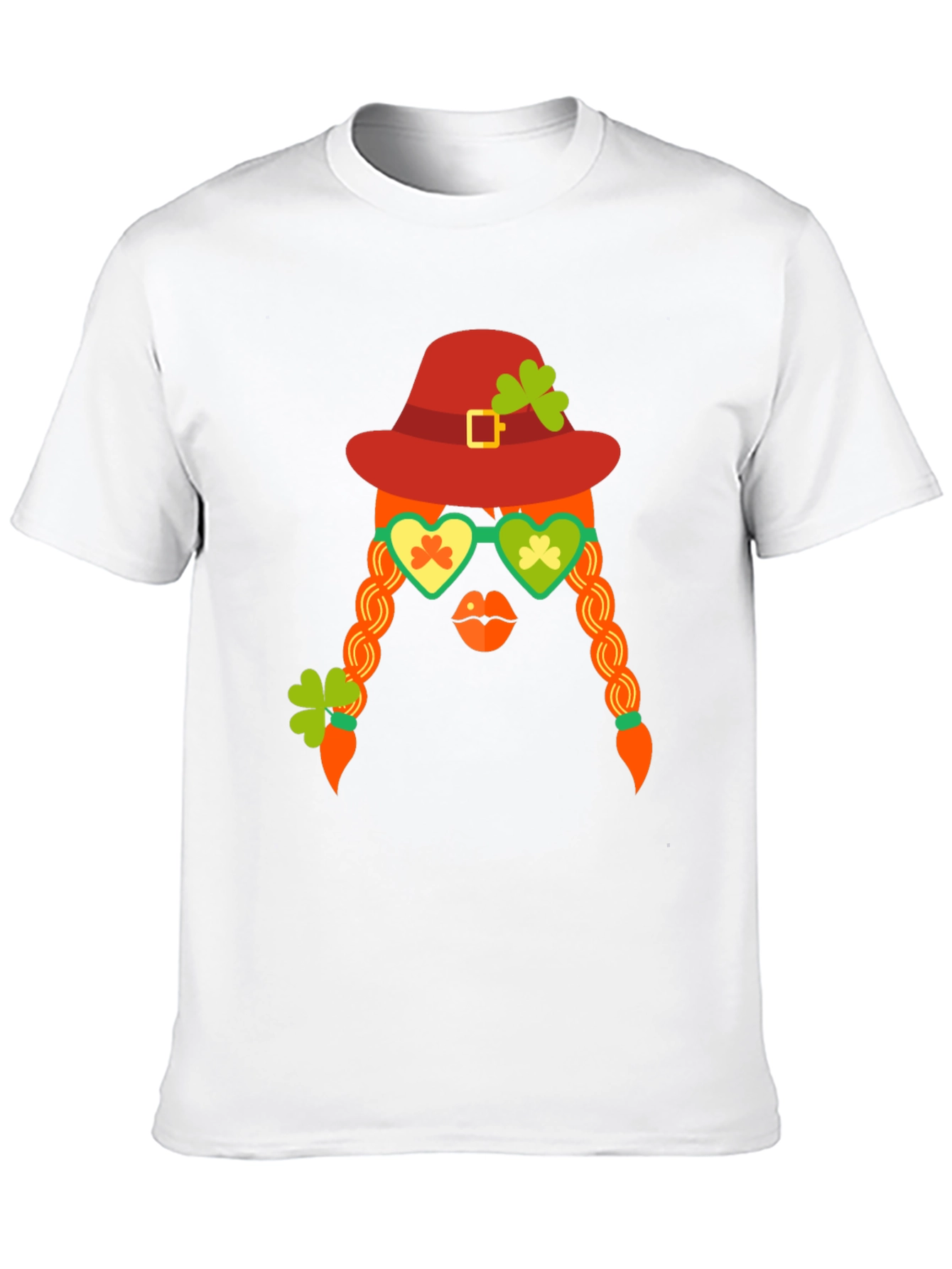 Black St. Patrick's Day Graphic Tee - Leprechaun Girl view 10