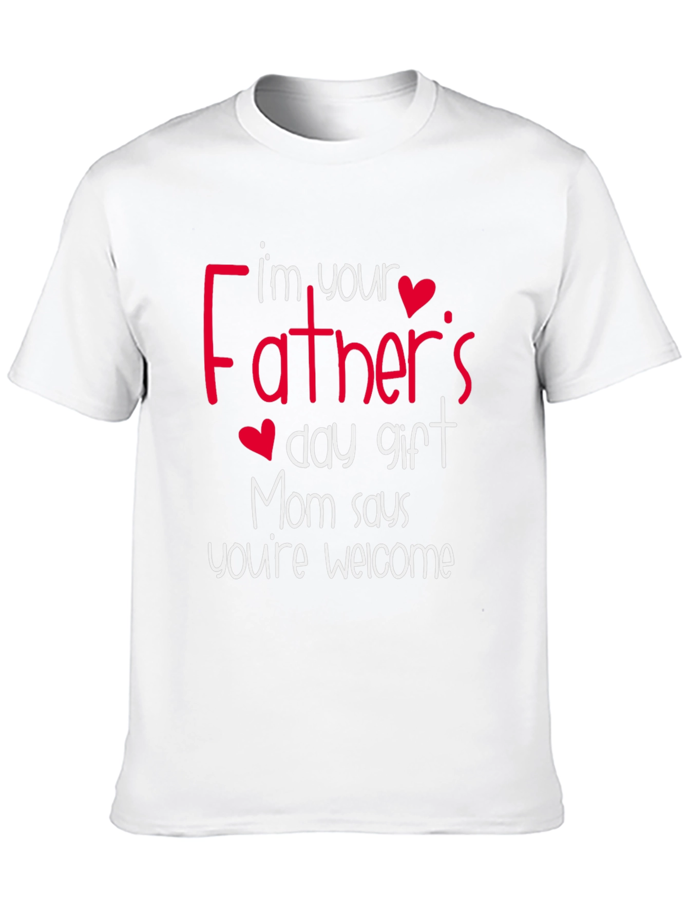 Black Funny Father's Day Gift T-Shirt - Mom Says You're Welcome! view 10