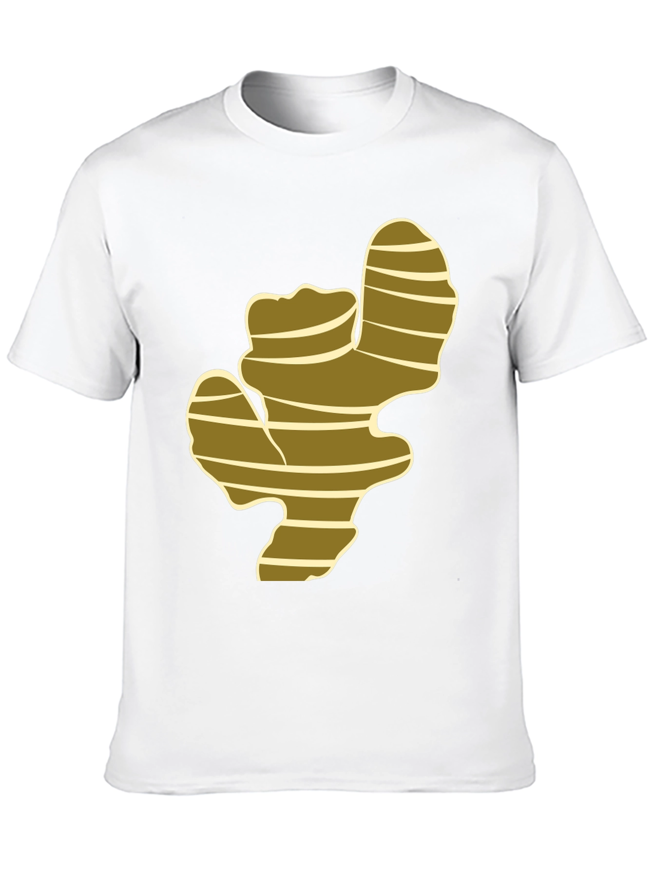 Black Ginger Root Graphic Print Black T-Shirt view 10