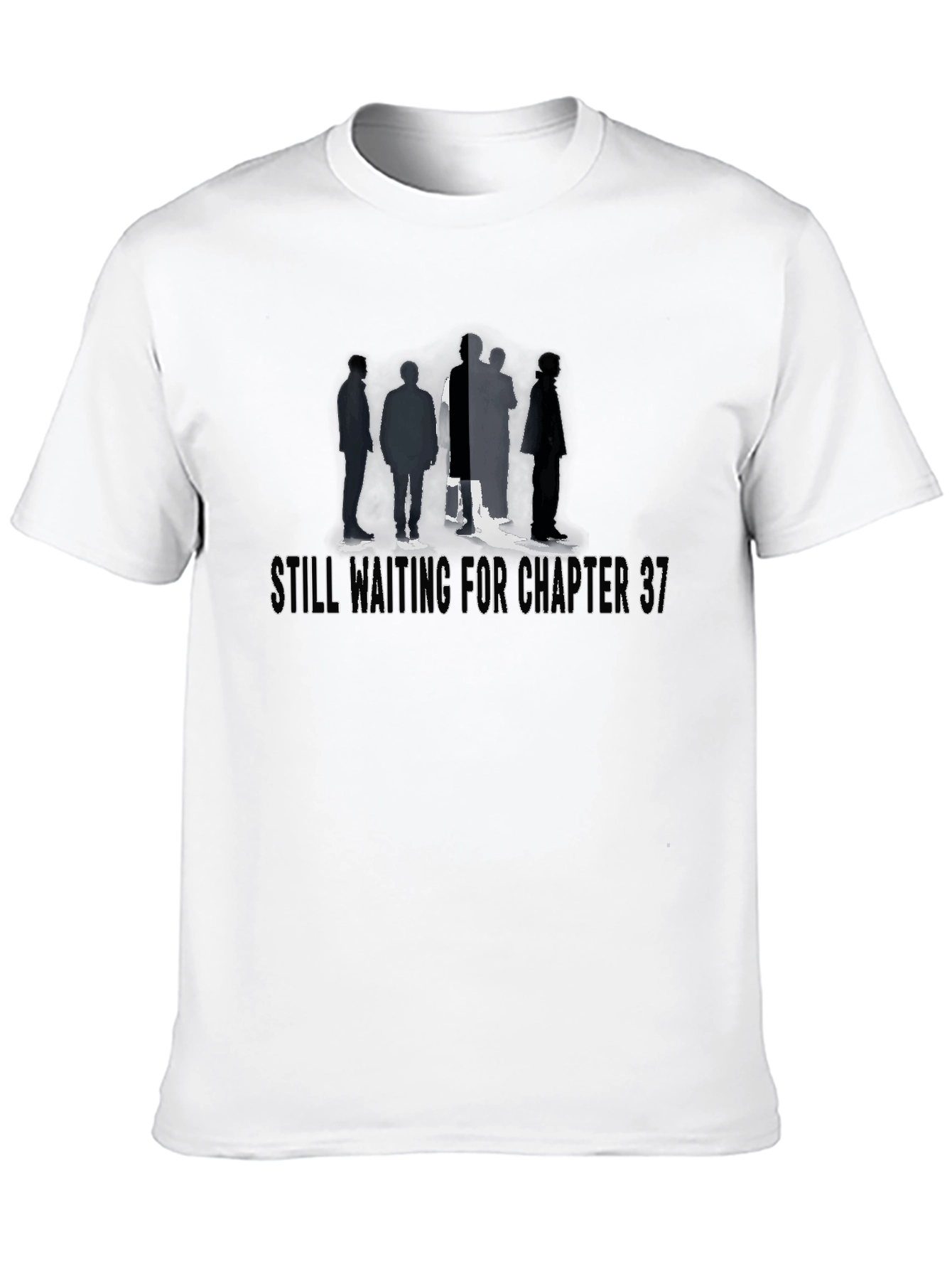 Black Still Waiting for Chapter 37 T-Shirt view 10