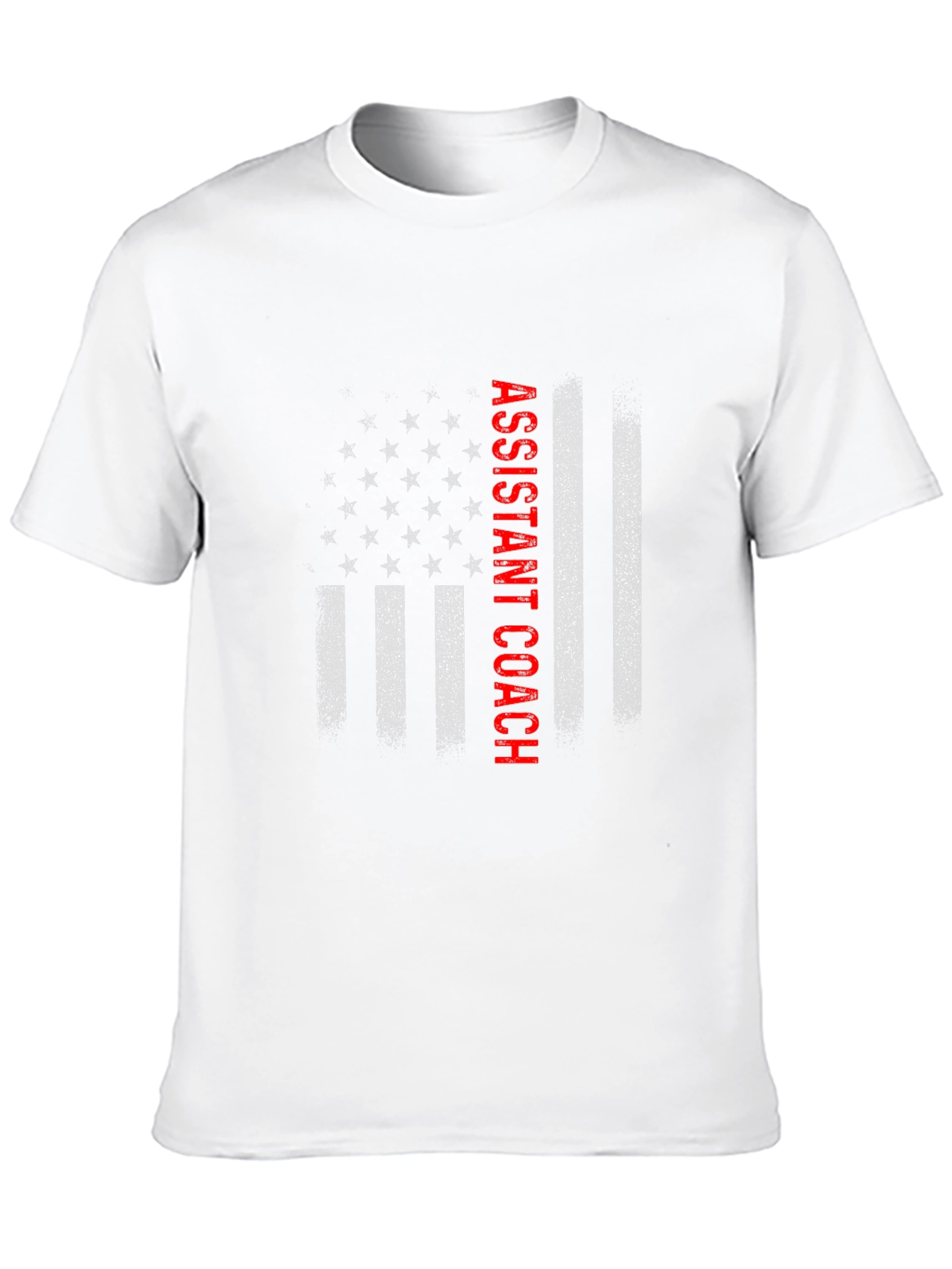 Black Assistant Coach American Flag T-Shirt view 10