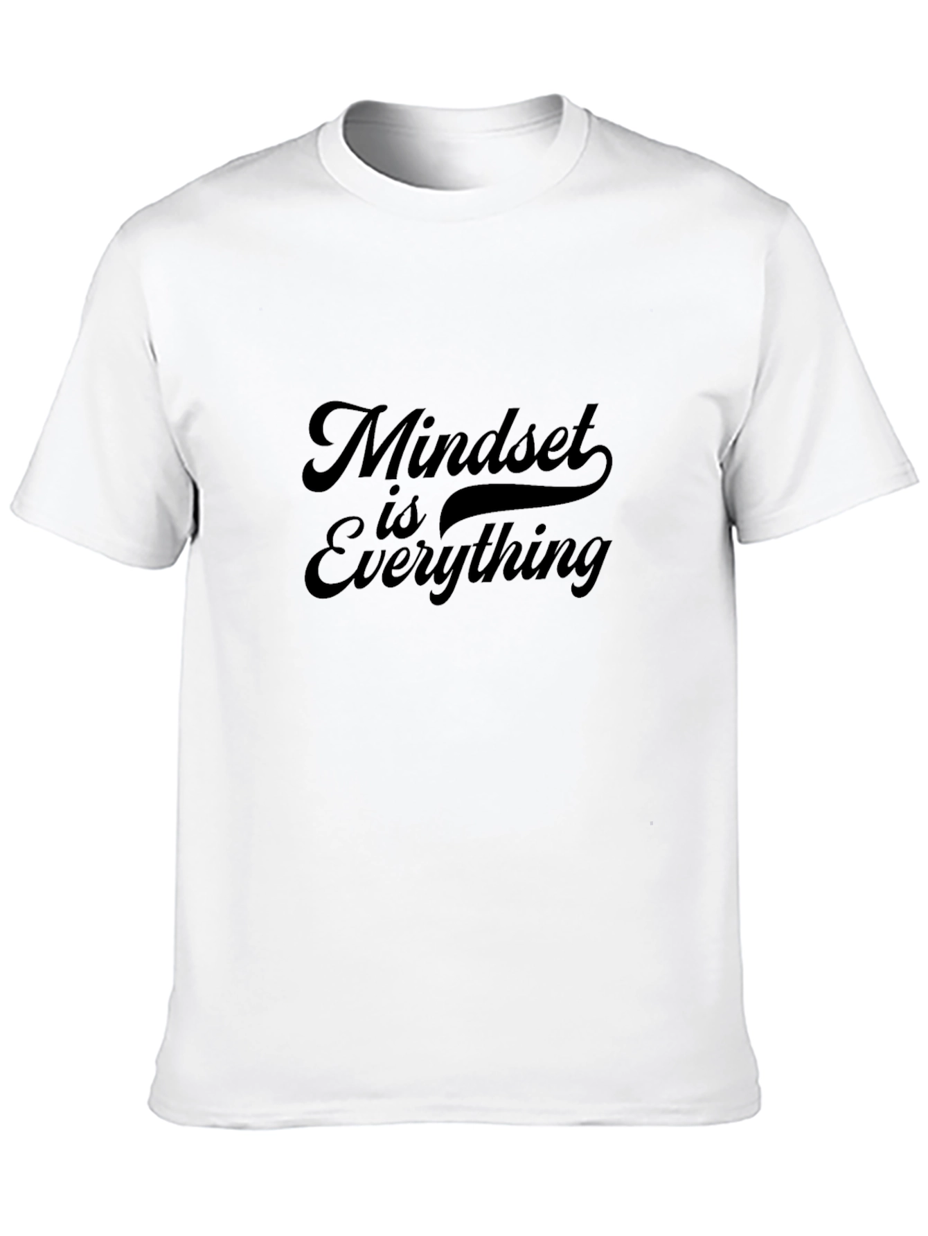 Black Mindset is Everything Black Graphic Tee view 10