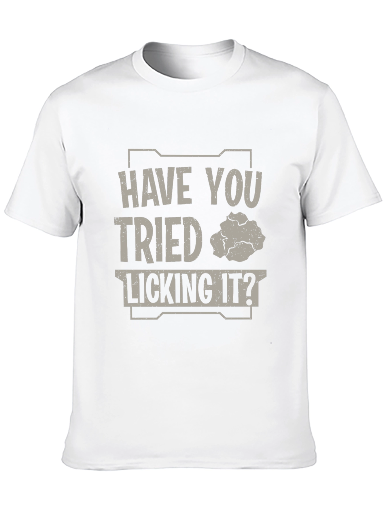 Black Have You Tried Licking It? Graphic Tee - Funny T-Shirt view 10