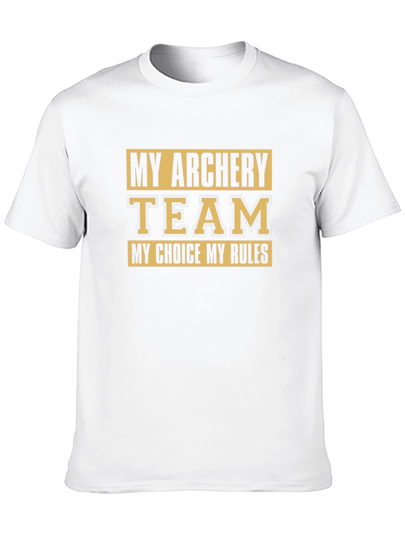 Black Archery Team T-Shirt - Choice, Rules view 10