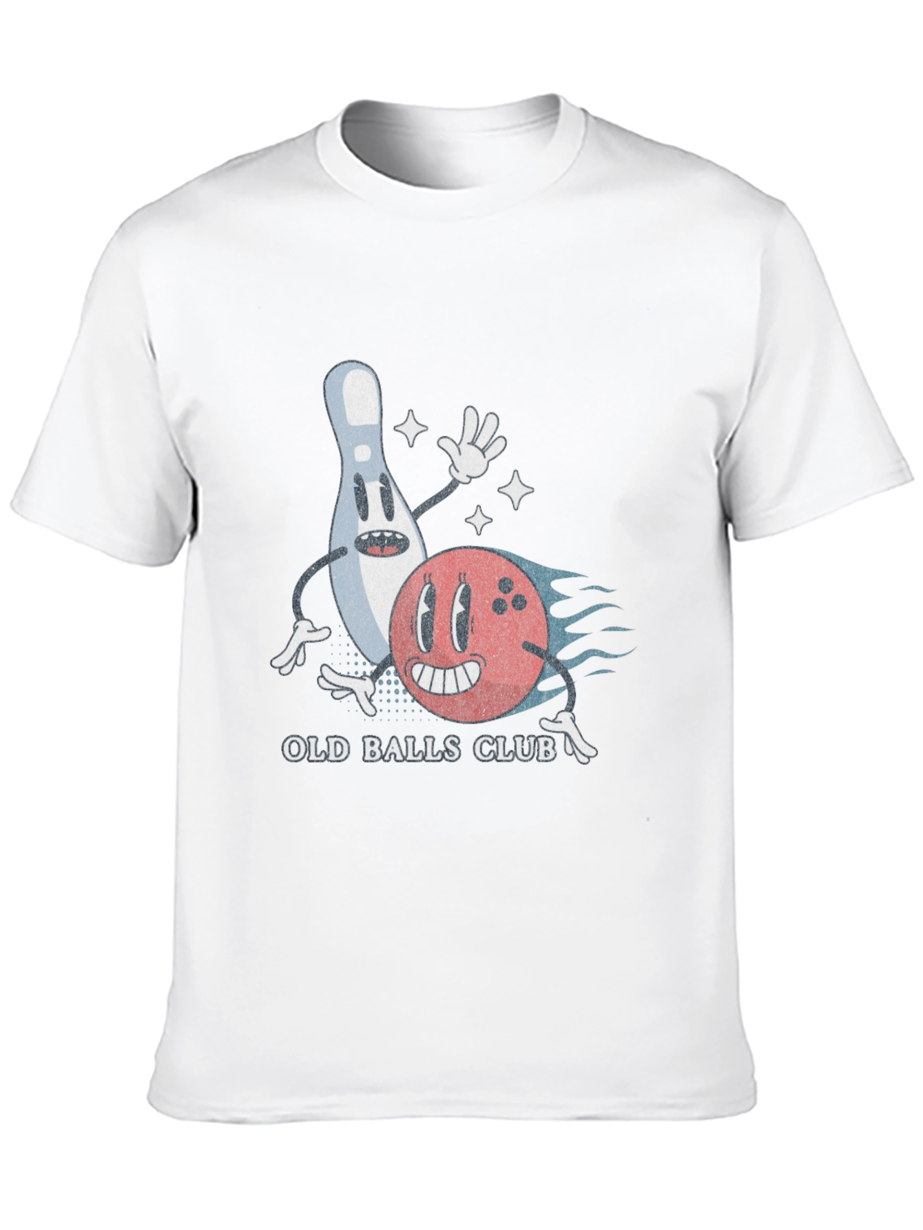 Black Old Balls Club Bowling T-Shirt view 10