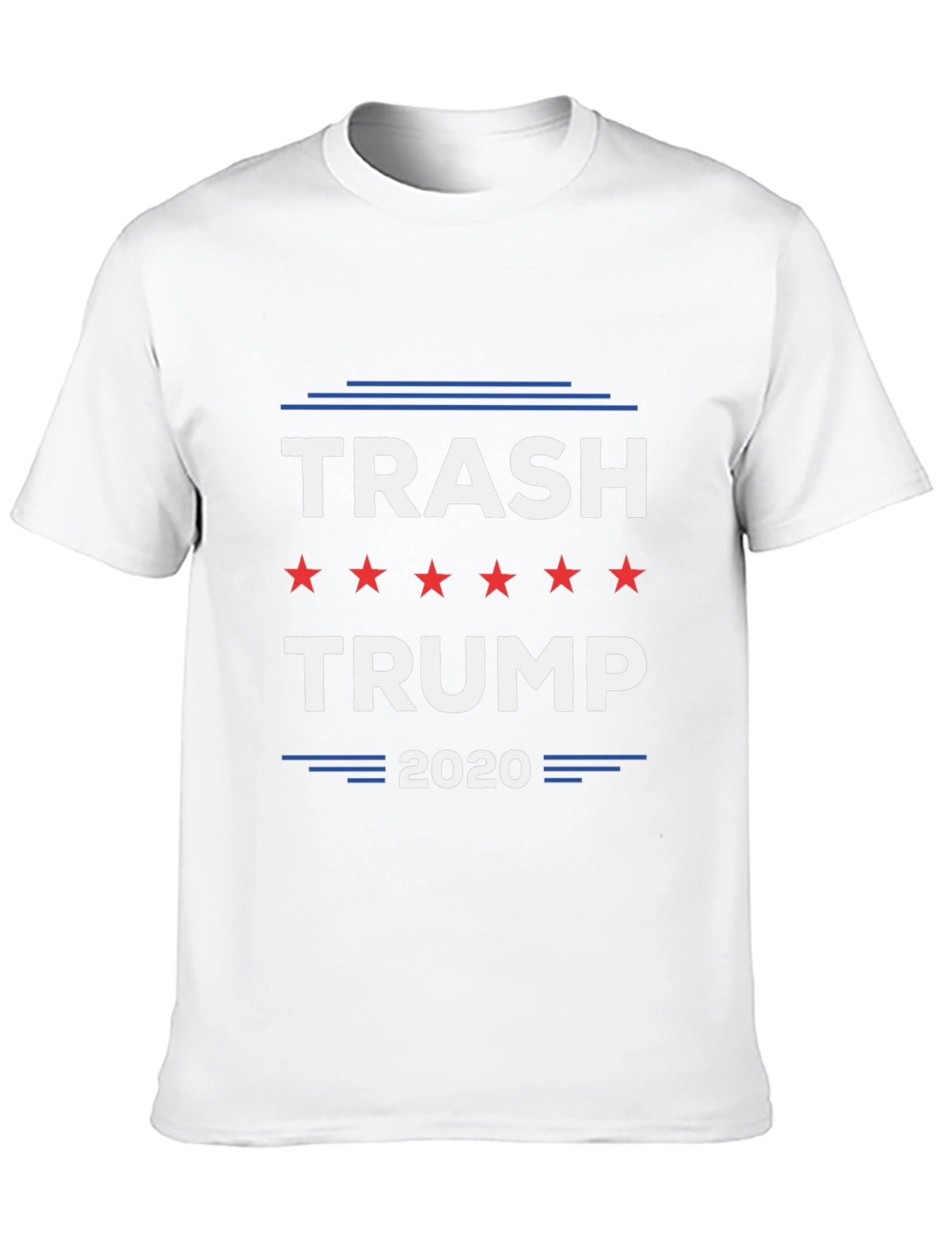 Black Trash Trump 2020 Graphic Tee - Anti-Trump T-Shirt view 10