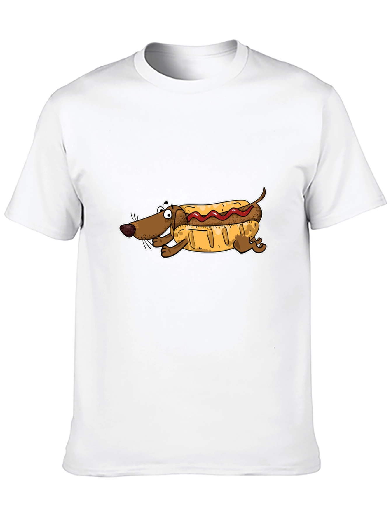 Hot Dog Dachshund T-Shirt - Funny Wiener Dog Tee - 10