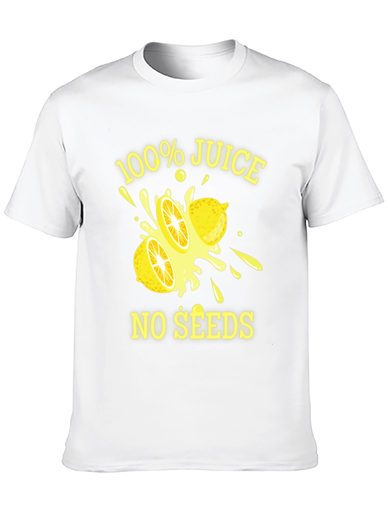 Black 100% Juice No Seeds T-Shirt - Black Graphic Tee view 10