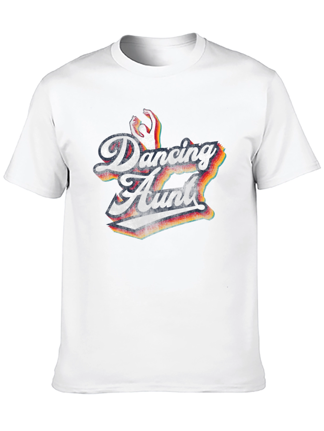Black Dancing Aunt Retro T-Shirt view 10