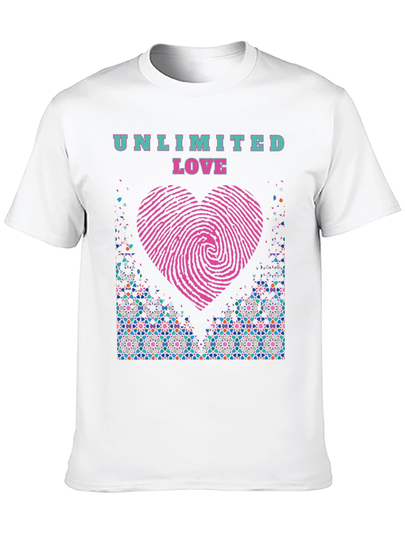 Black Unlimited Love Black T-Shirt view 10