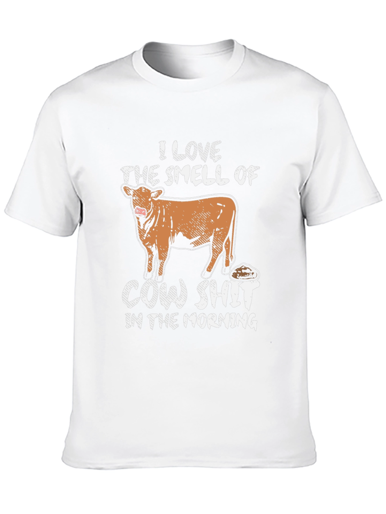 Black I Love The Smell Of Cow Shit In The Morning T-Shirt view 10