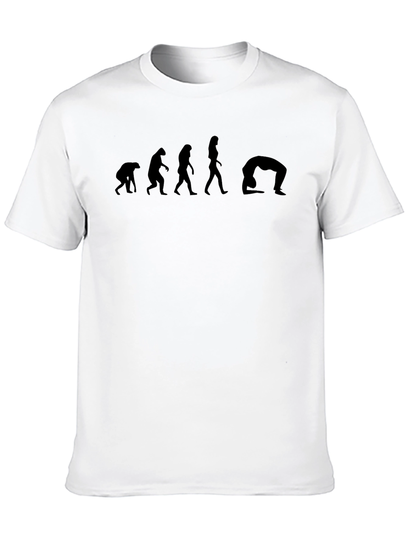 Black Yoga Evolution Black T-Shirt view 10