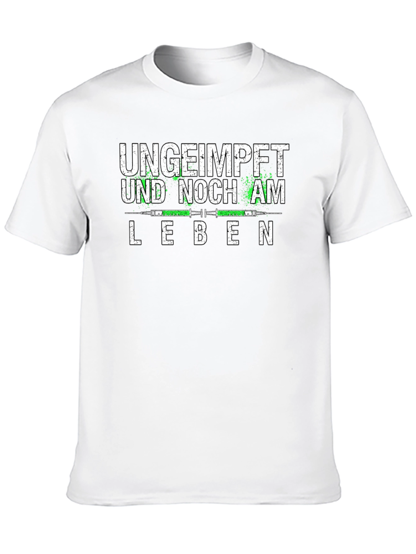 Black Ungeimpft Und Noch Am Leben Graphic Tee view 10