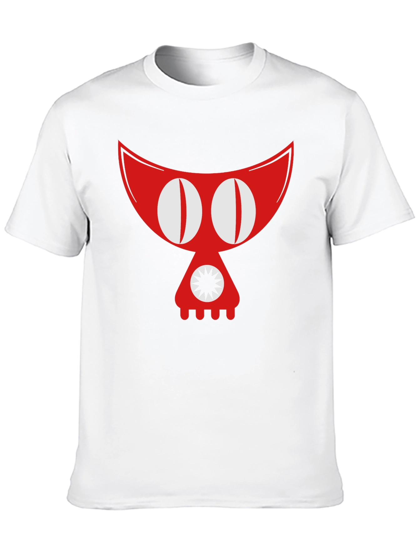 Black Cartoon Monster Graphic Tee - Men's Black T-Shirt view 10