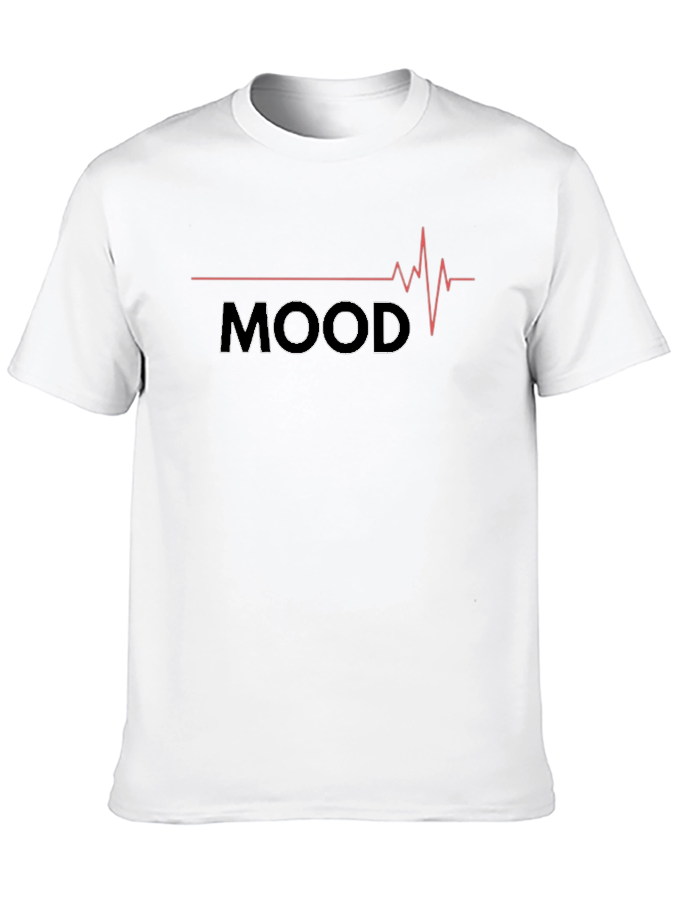 Black Mood Heartbeat Graphic Tee - Stylish Comfort view 10