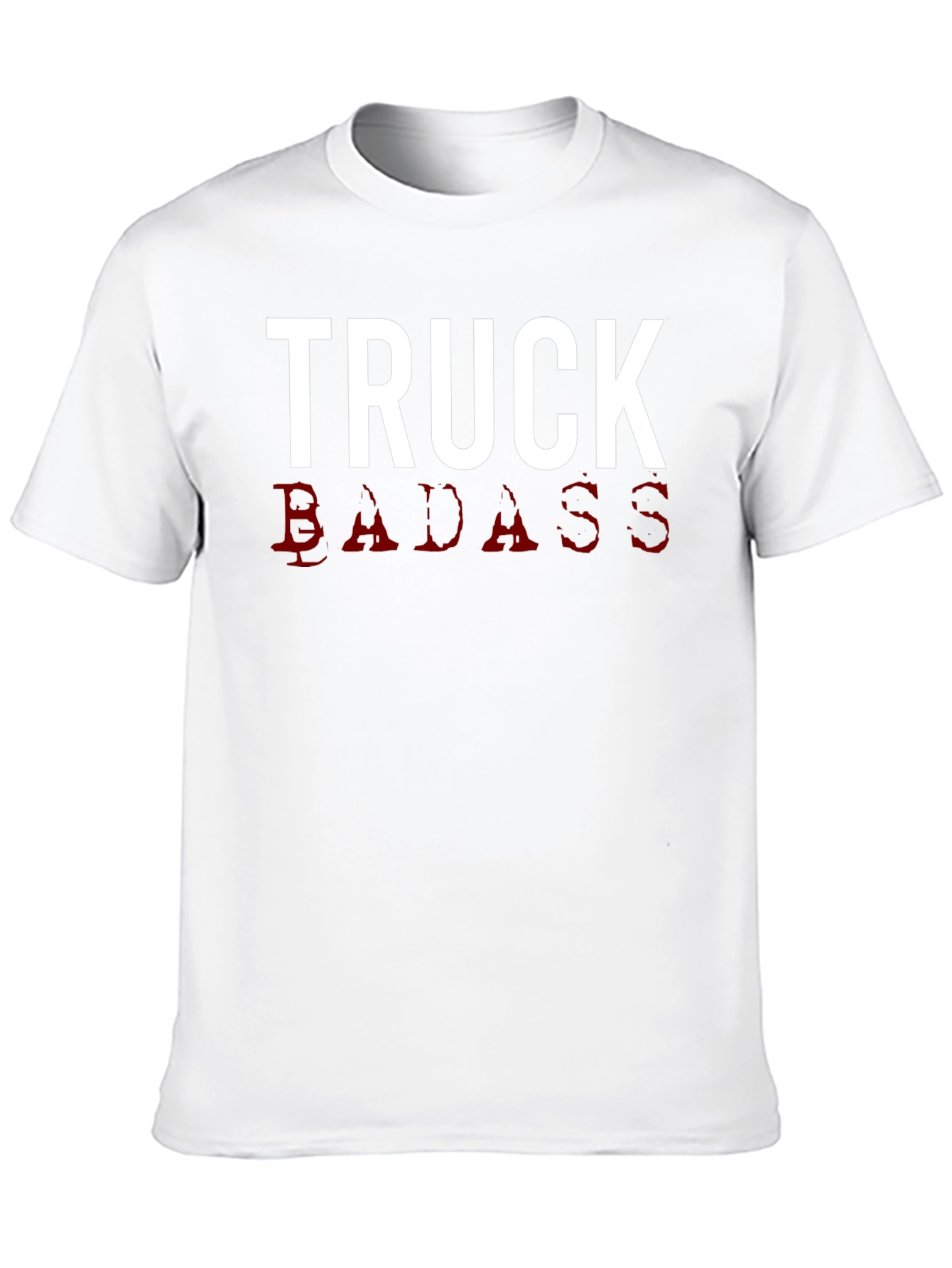 Black Truck Badass Graphic Tee - Men's Black T-Shirt view 10