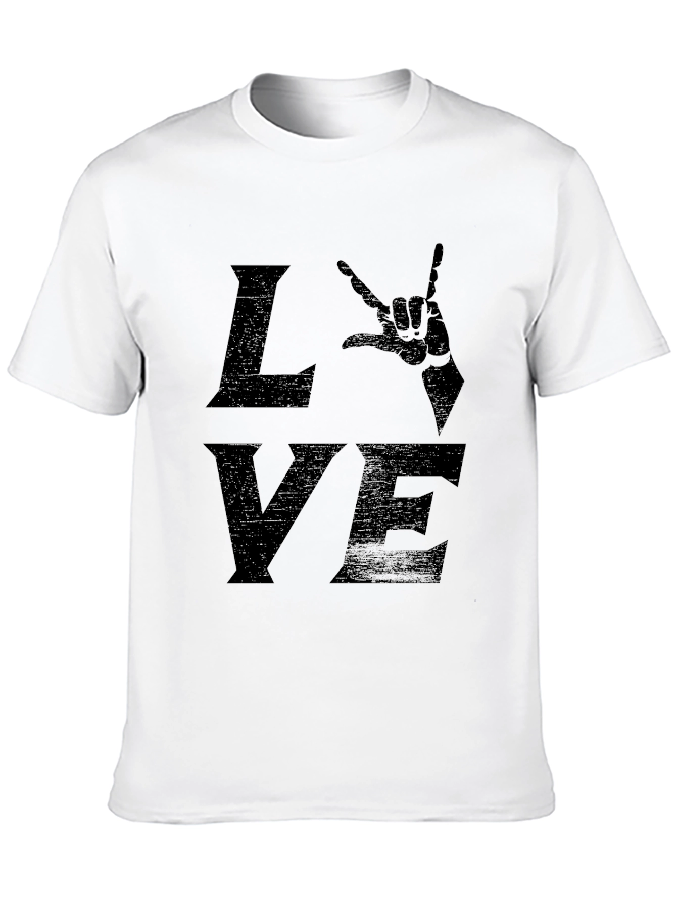 Black Rock On Love Graphic Tee - Black Crewneck view 10