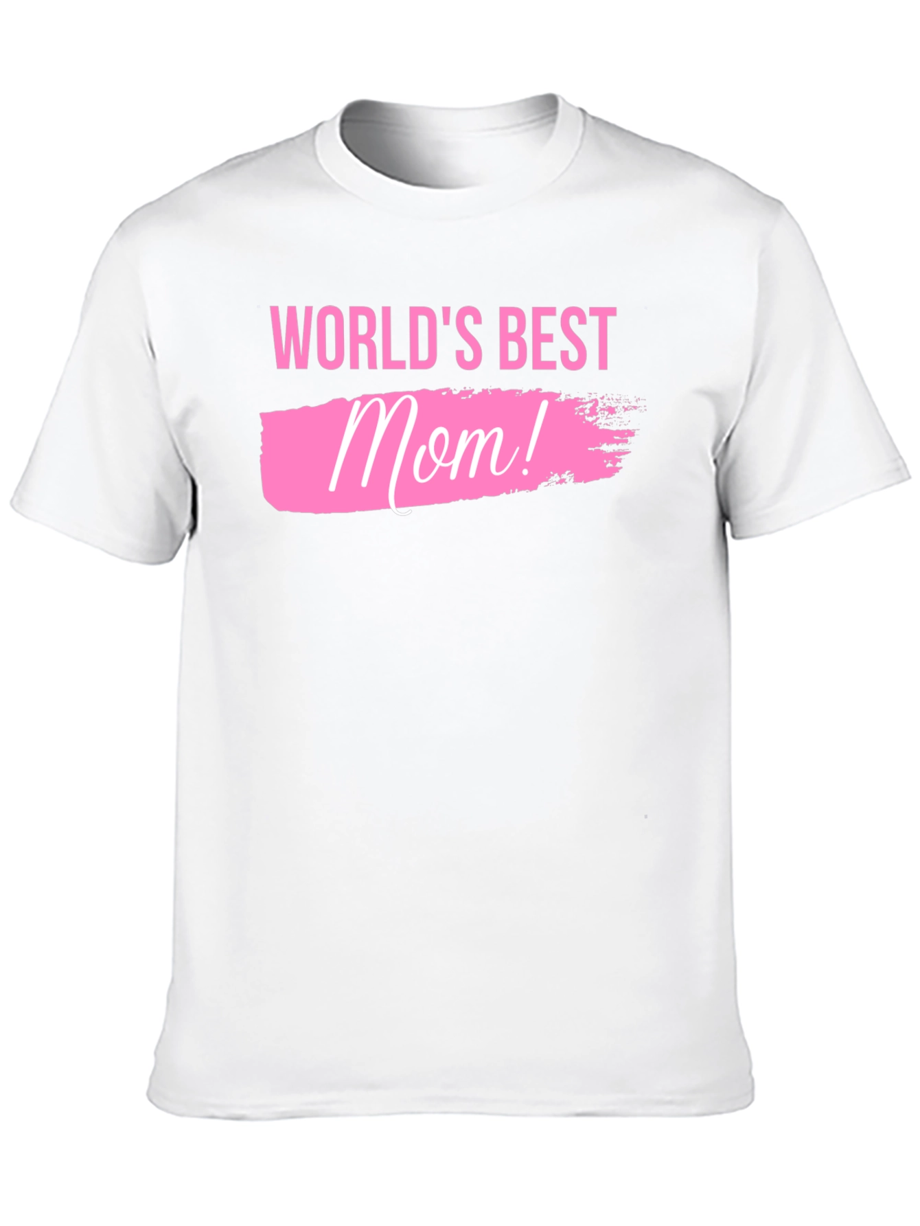 Black World's Best Mom! Black T-Shirt view 10