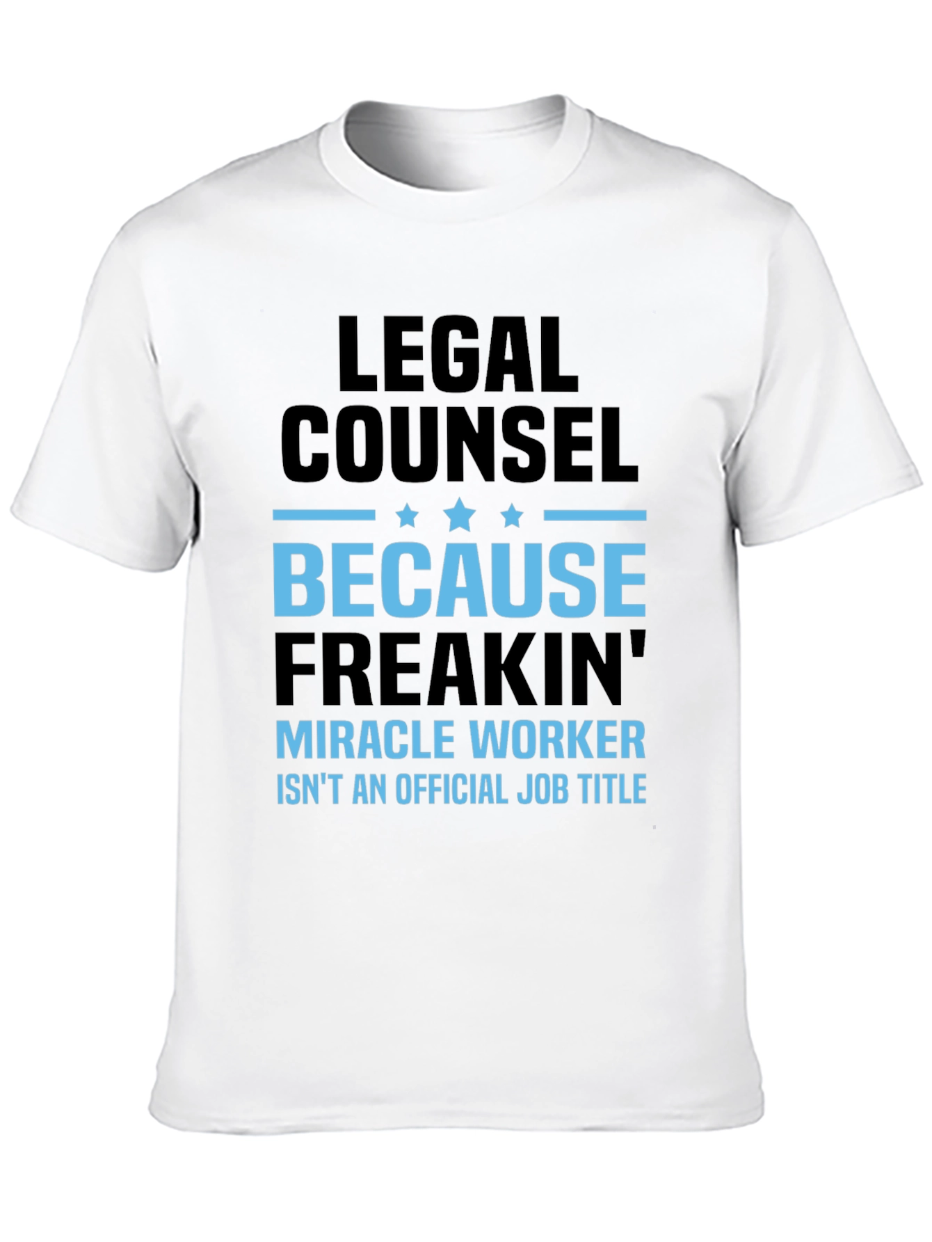 Black Legal Counsel Miracle Worker Graphic Tee view 10