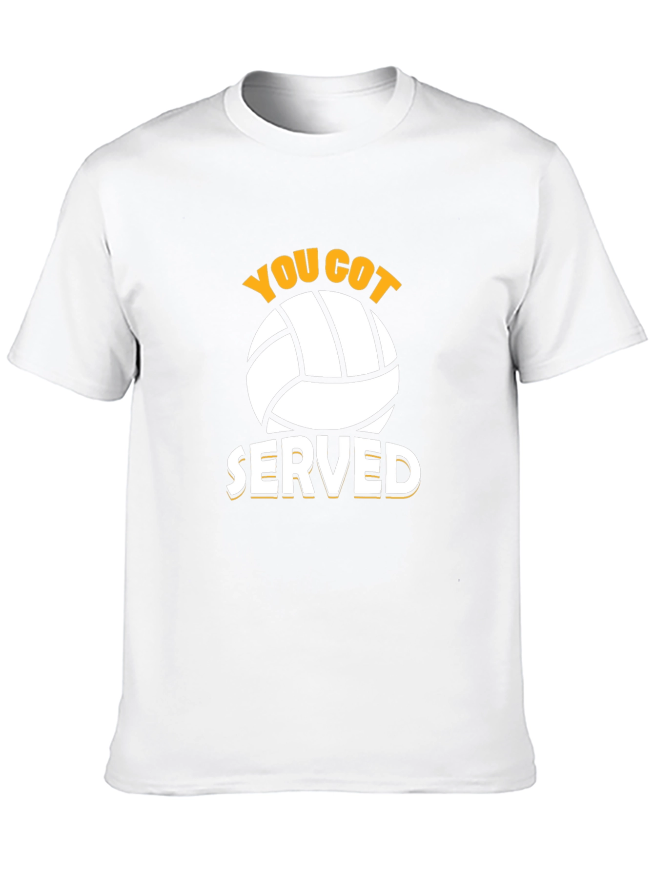 Black You Got Served Volleyball T-Shirt - Black view 10