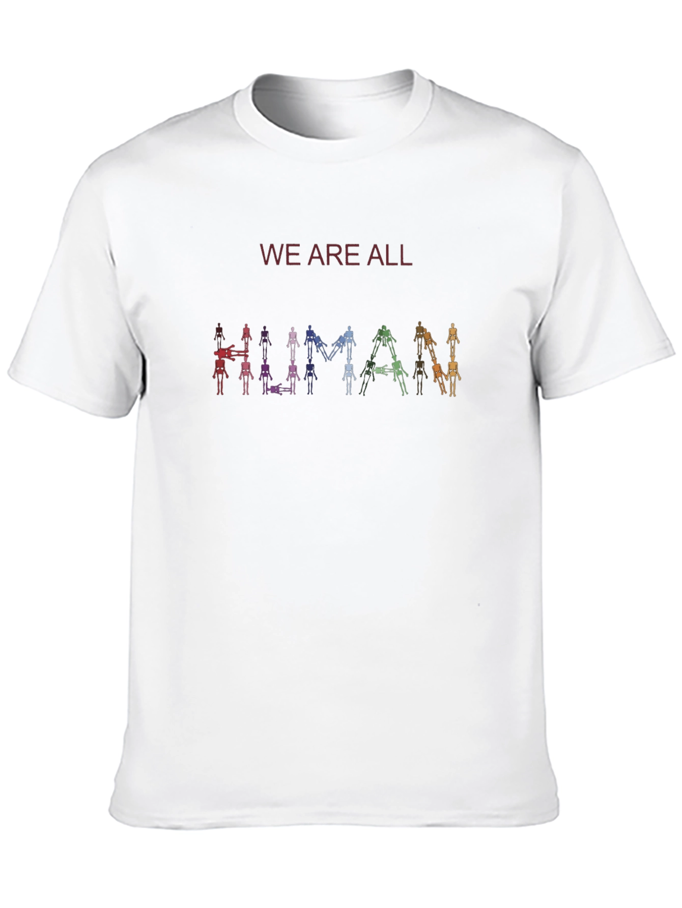 Black We Are All Human Graphic Tee view 10