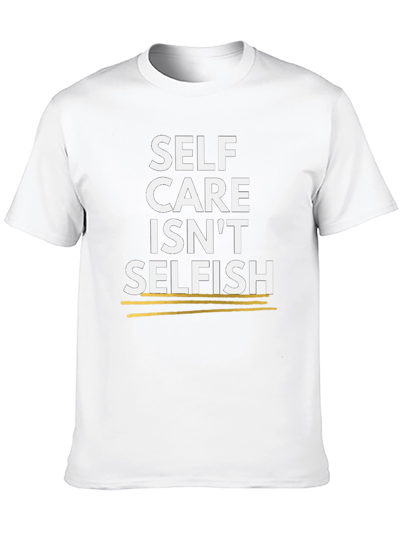 Black Self Care Isn't Selfish Graphic Tee view 10