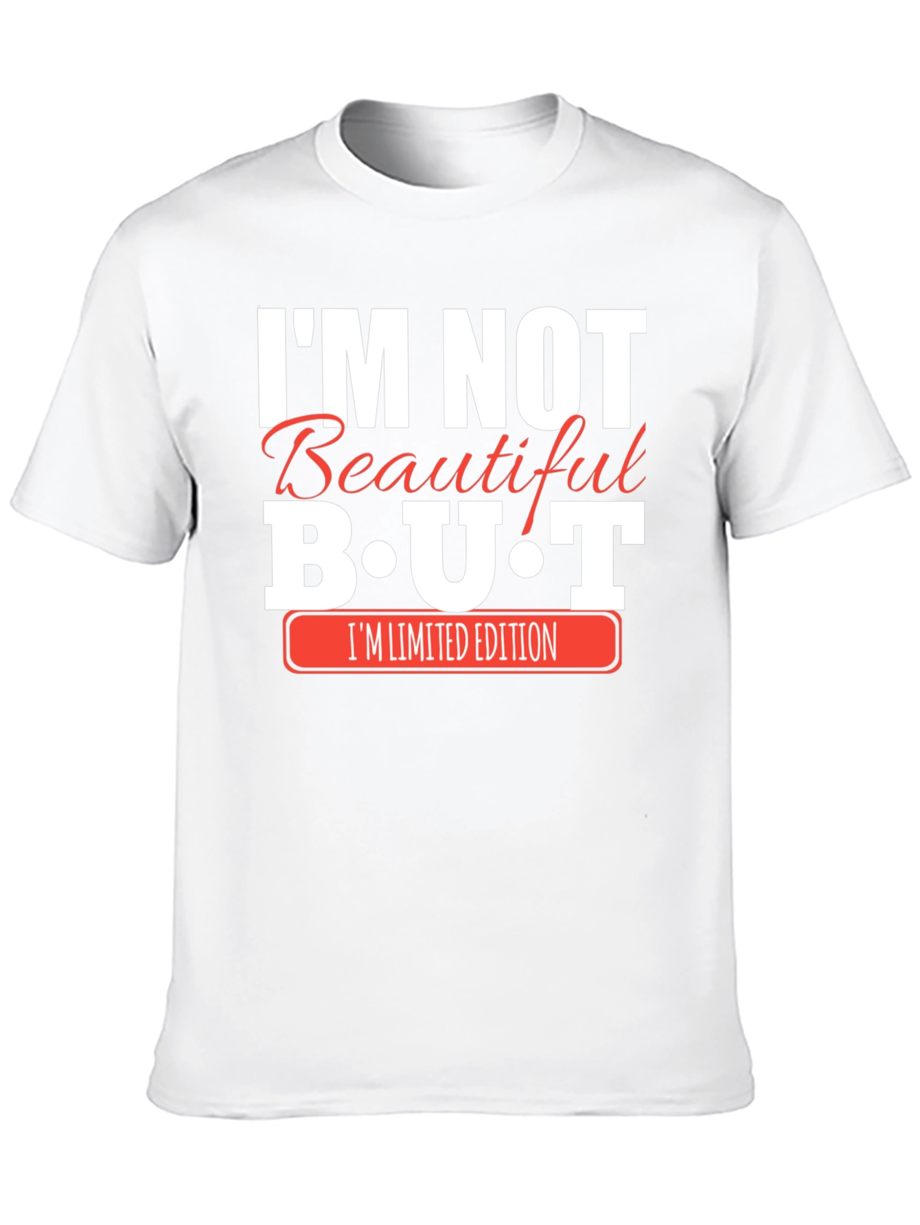 Black I'm Not Beautiful BUT I'm Limited Edition Black T-Shirt view 10
