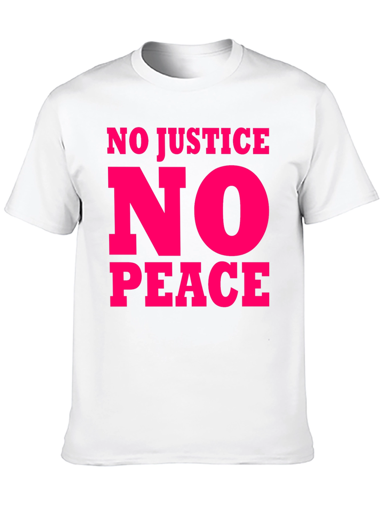 Black No Justice No Peace Graphic Tee view 10