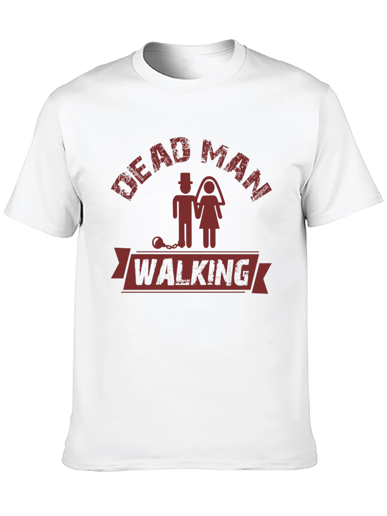 Black Dead Man Walking Graphic T-Shirt view 10