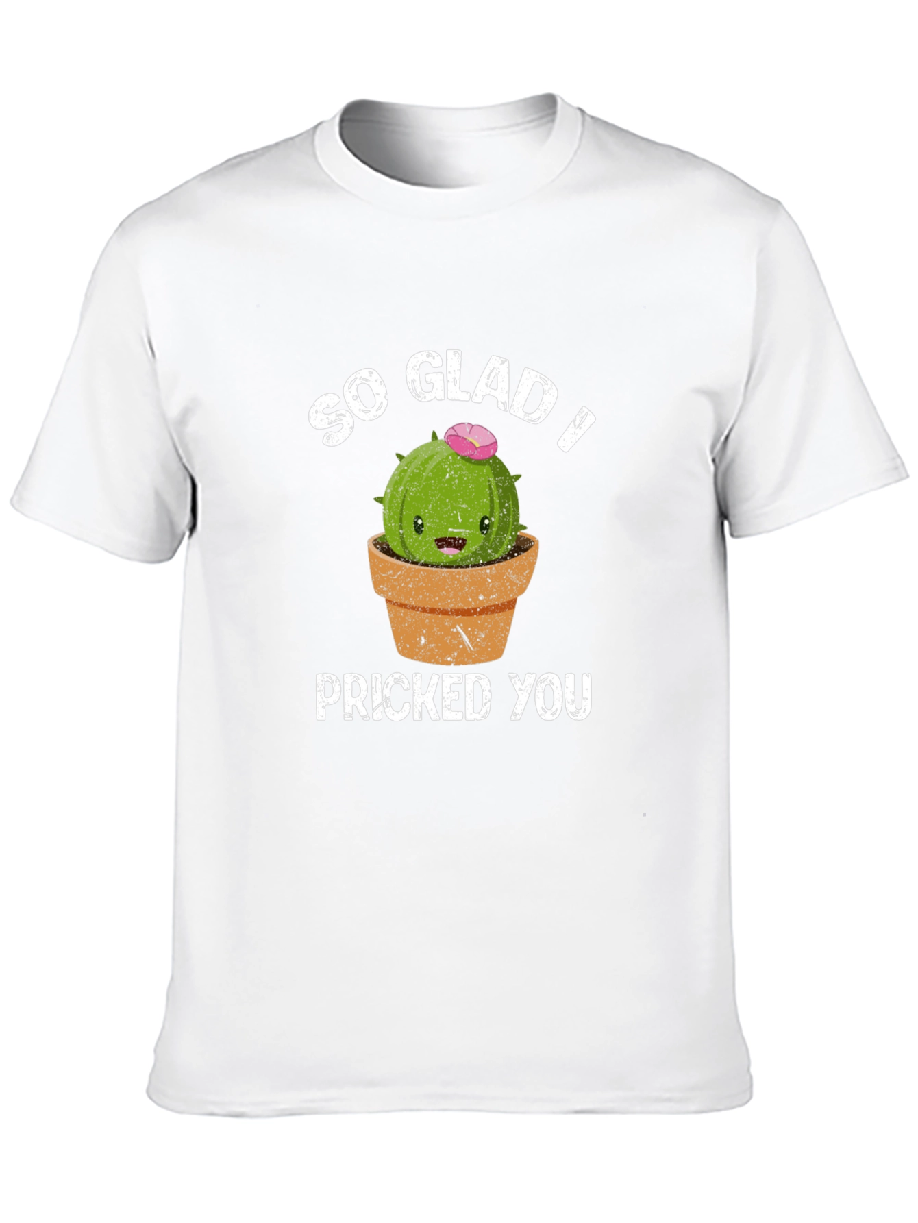 Black So Glad I Pricked You Funny Cactus T-Shirt view 10