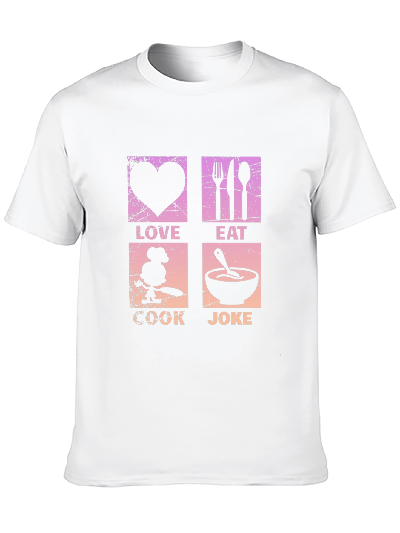 Black Love Eat Cook Joke T-Shirt view 10