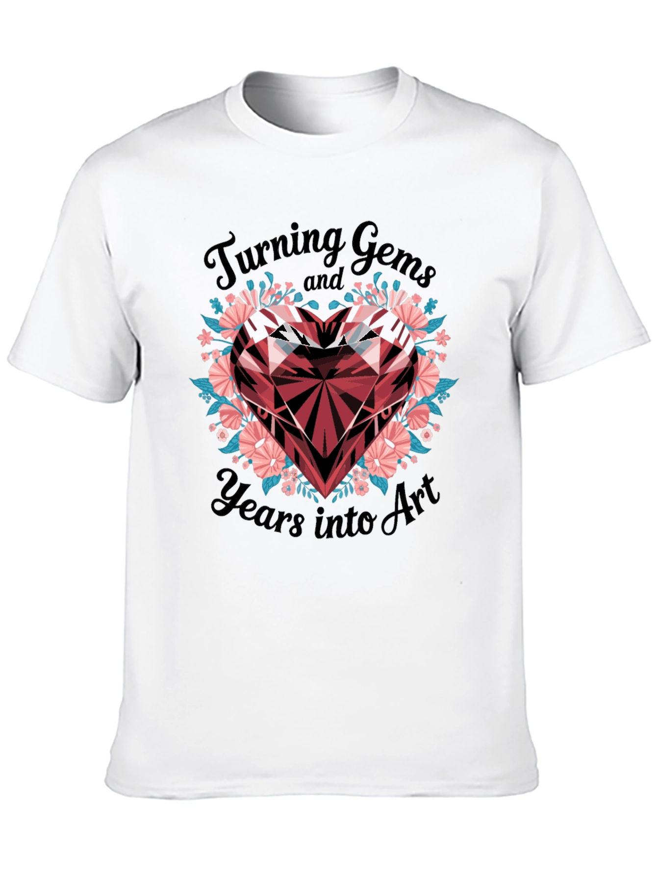 Black Turning Gems Into Art T-Shirt view 10
