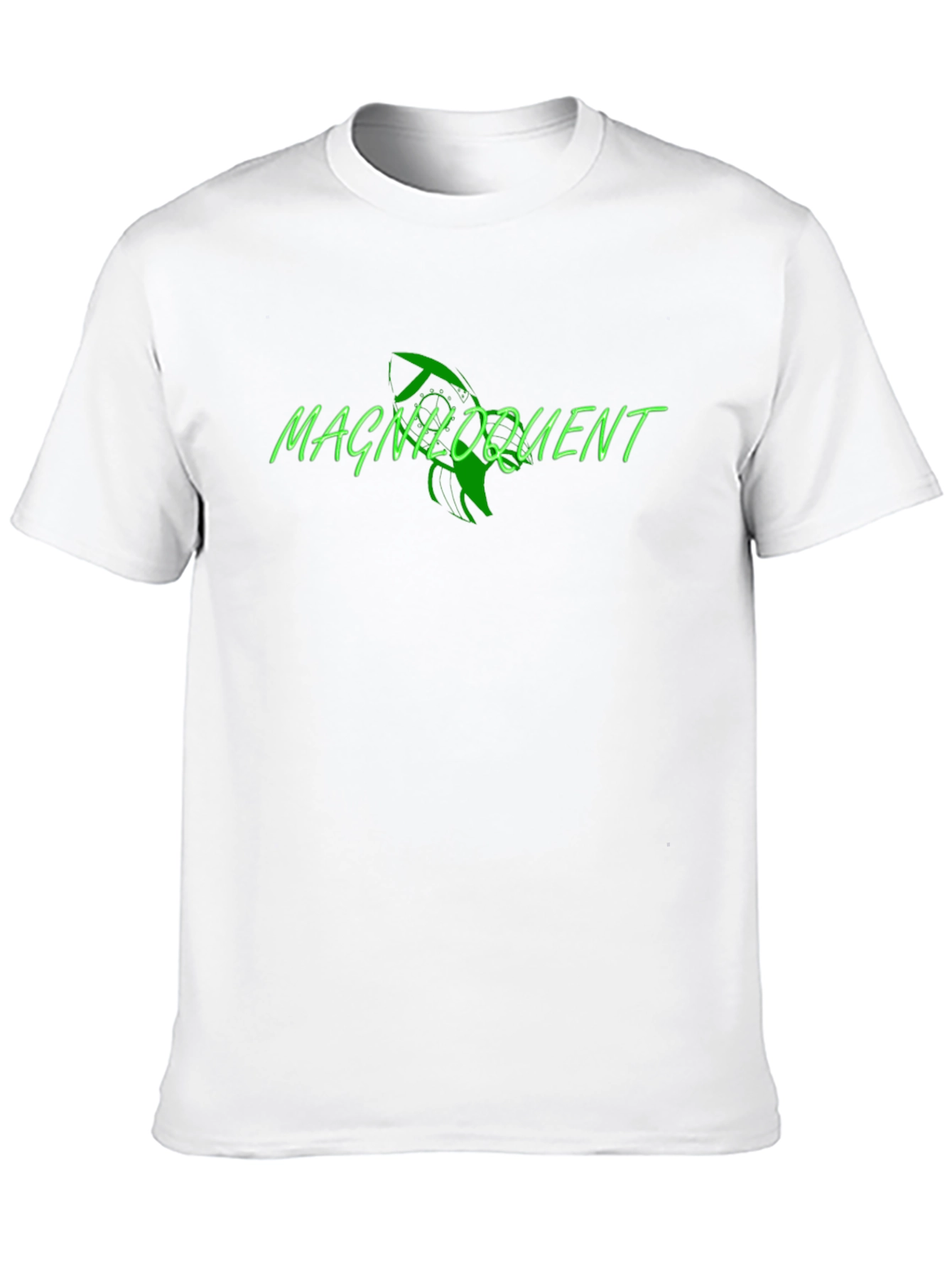 Black Magniloquent Graphic T-Shirt - Men's Black Tee view 10