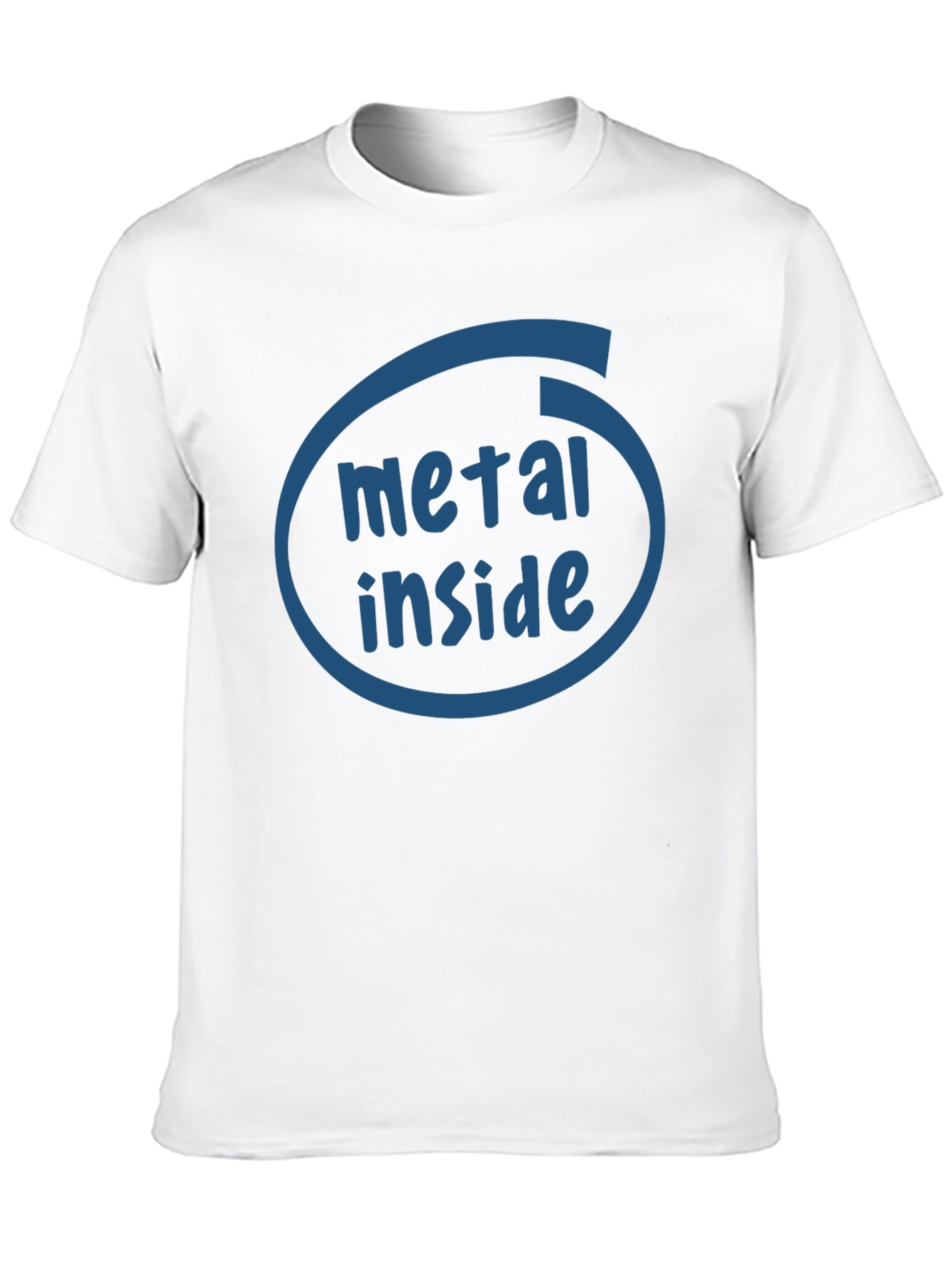 Black Metal Inside Funny Graphic T-Shirt view 10
