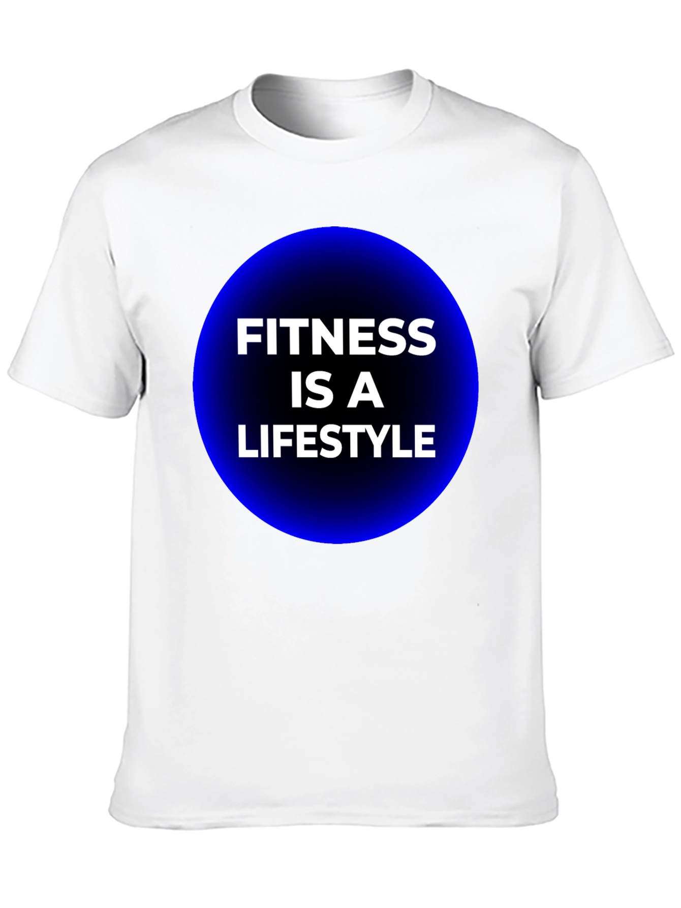 Black Fitness is a Lifestyle Black Graphic Tee view 10