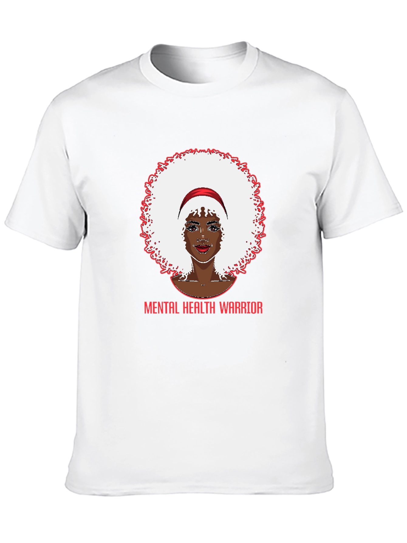 Black Mental Health Warrior T-Shirt - Unisex view 10